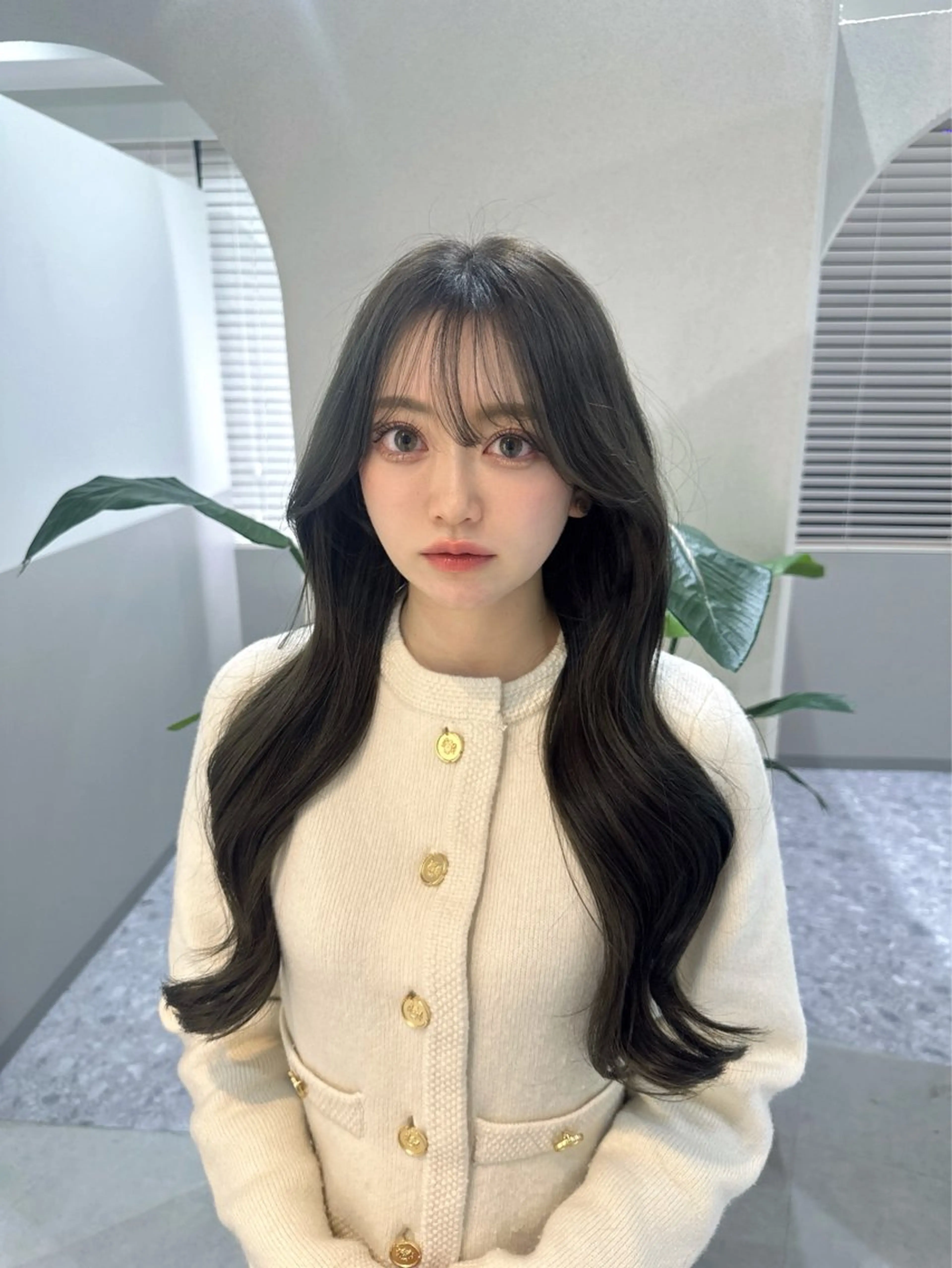 ロング カラー 韓国レイヤー透明感 カラーヨウスケのヘアスタイル