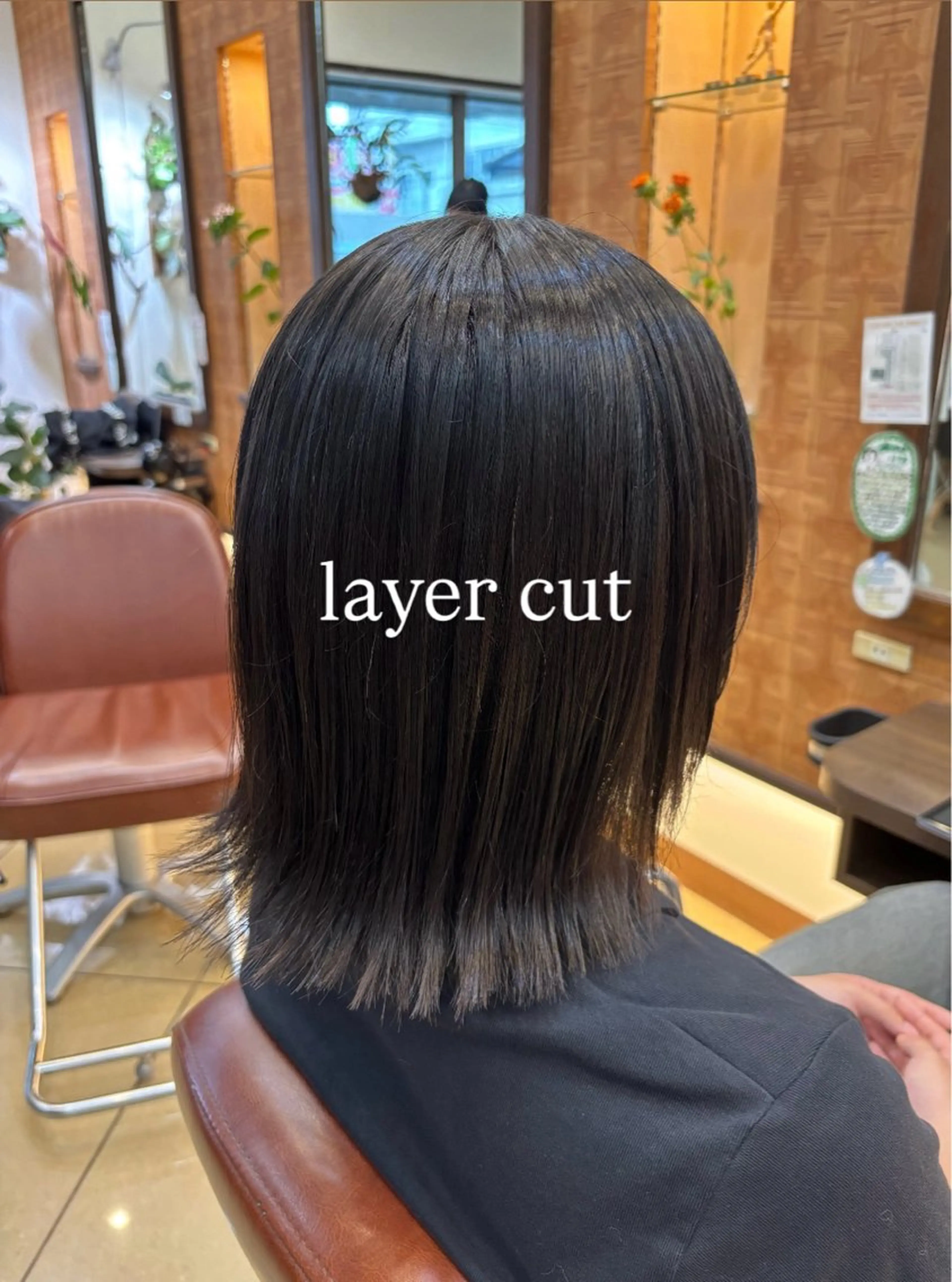 ミディアム 顔まわりレイヤー 顔周りカット レイヤーカット カシェリタヘア🫧 KOKORO  💞のヘアスタイル