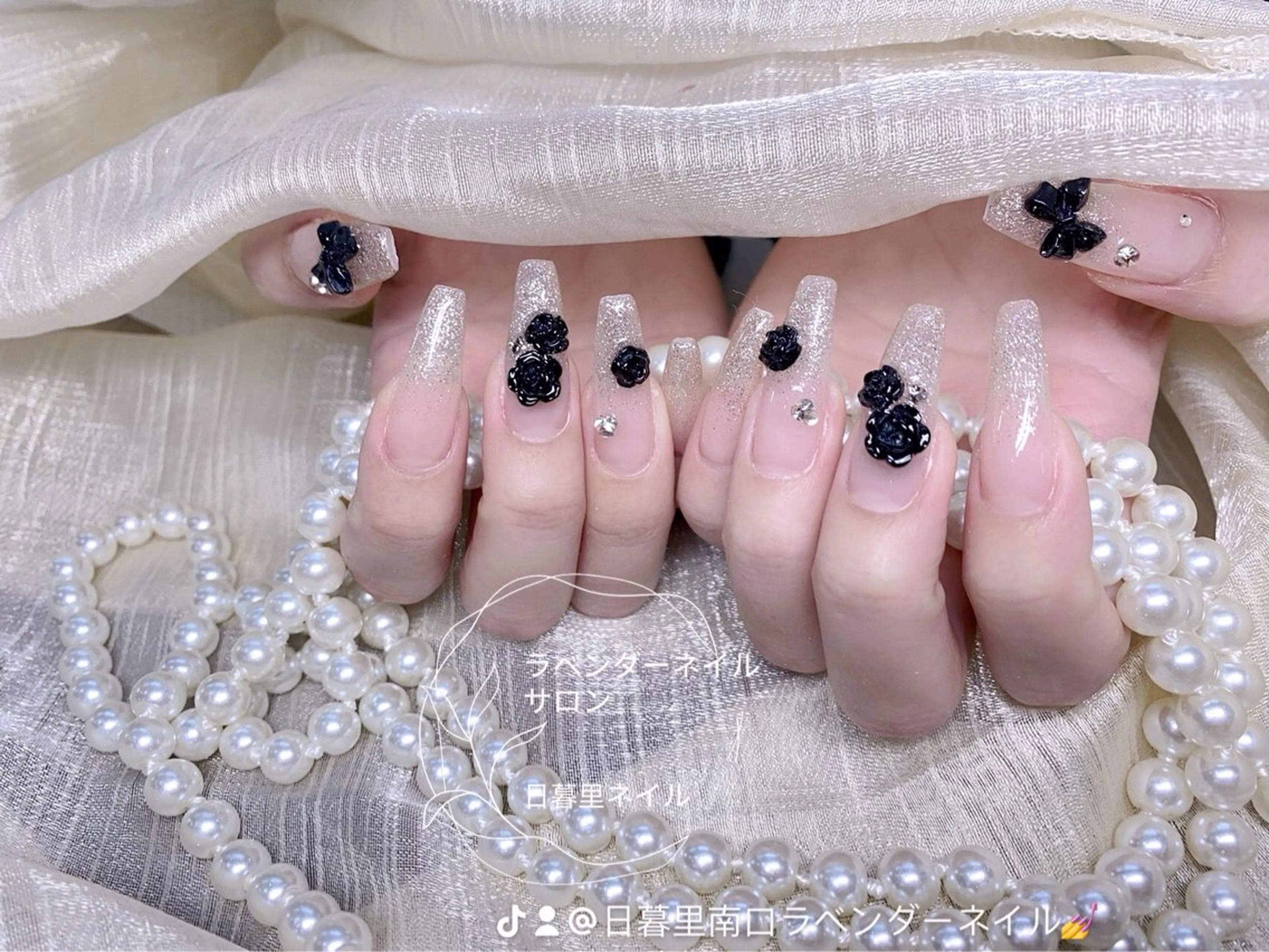 ネイル ラベンダー💖日暮里 ルル💖ネイルのネイルデザイン