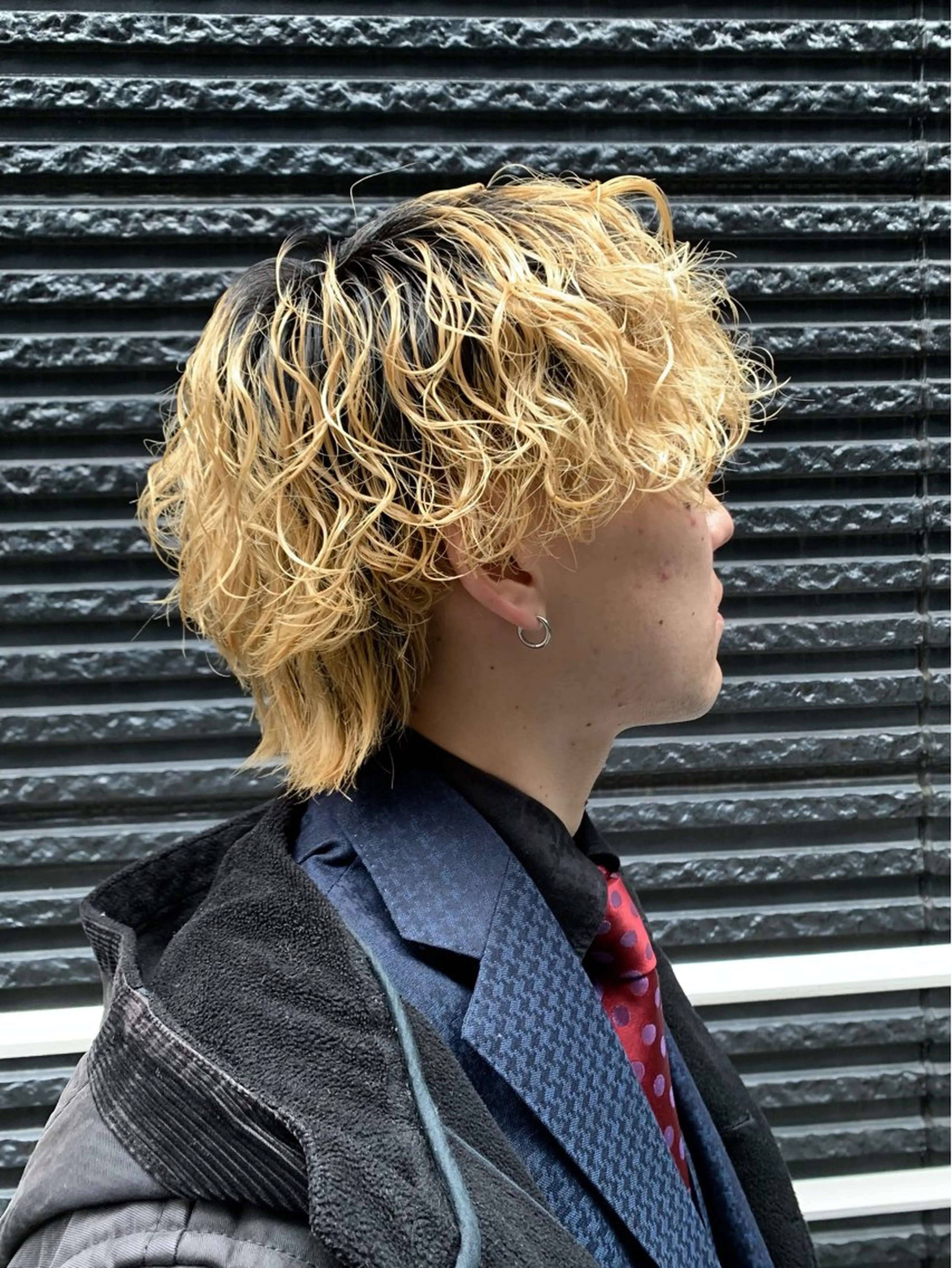 パーマ メンズ カット パーマ 佐藤 大翔のヘアスタイル