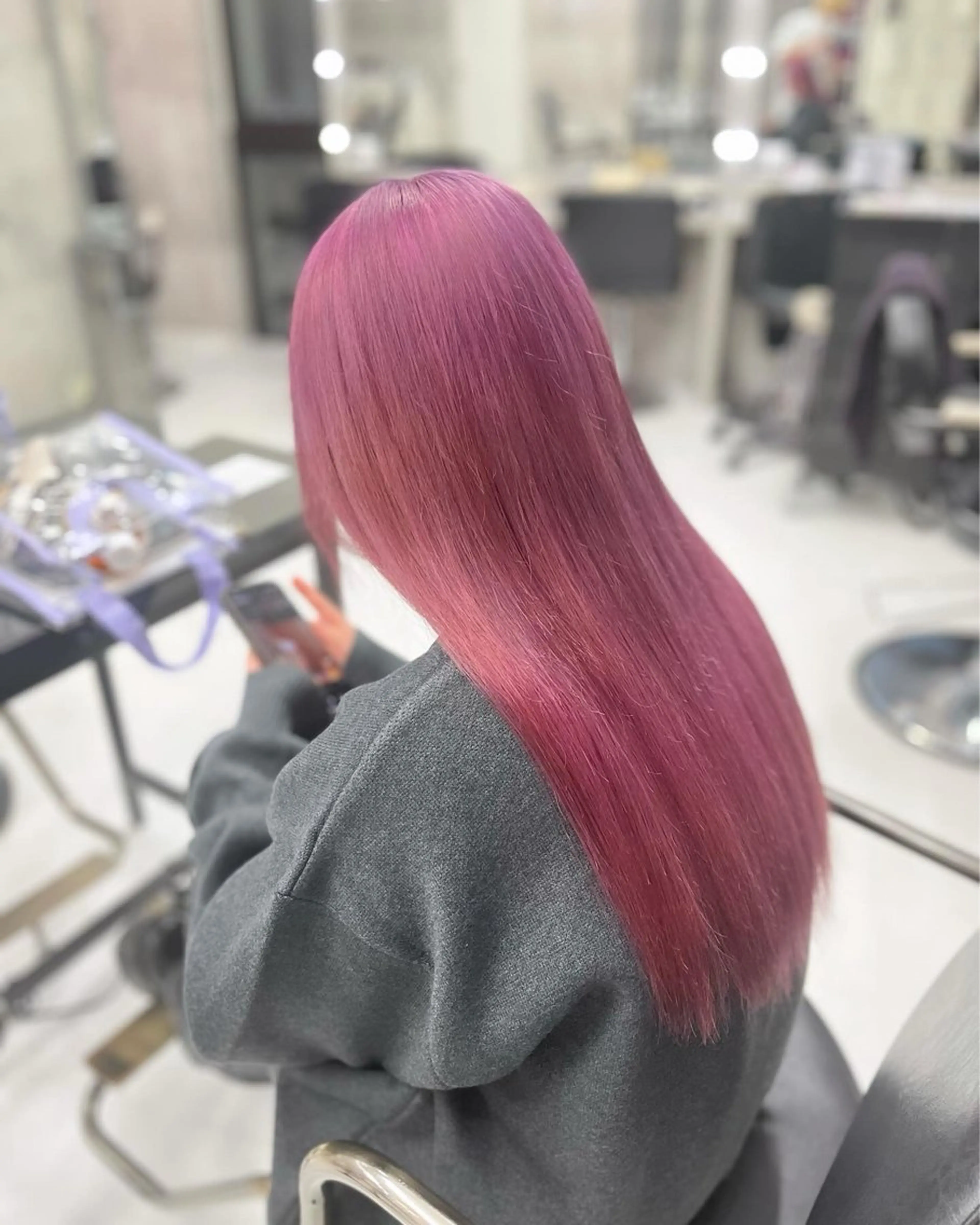 ロング カラー ベージュカラー ラベンダーカラー ピンクカラー ピンクベージュ ピンクラベンダー メンズ特化/パーマ/ 骨格矯正カット/真人のヘアスタイル