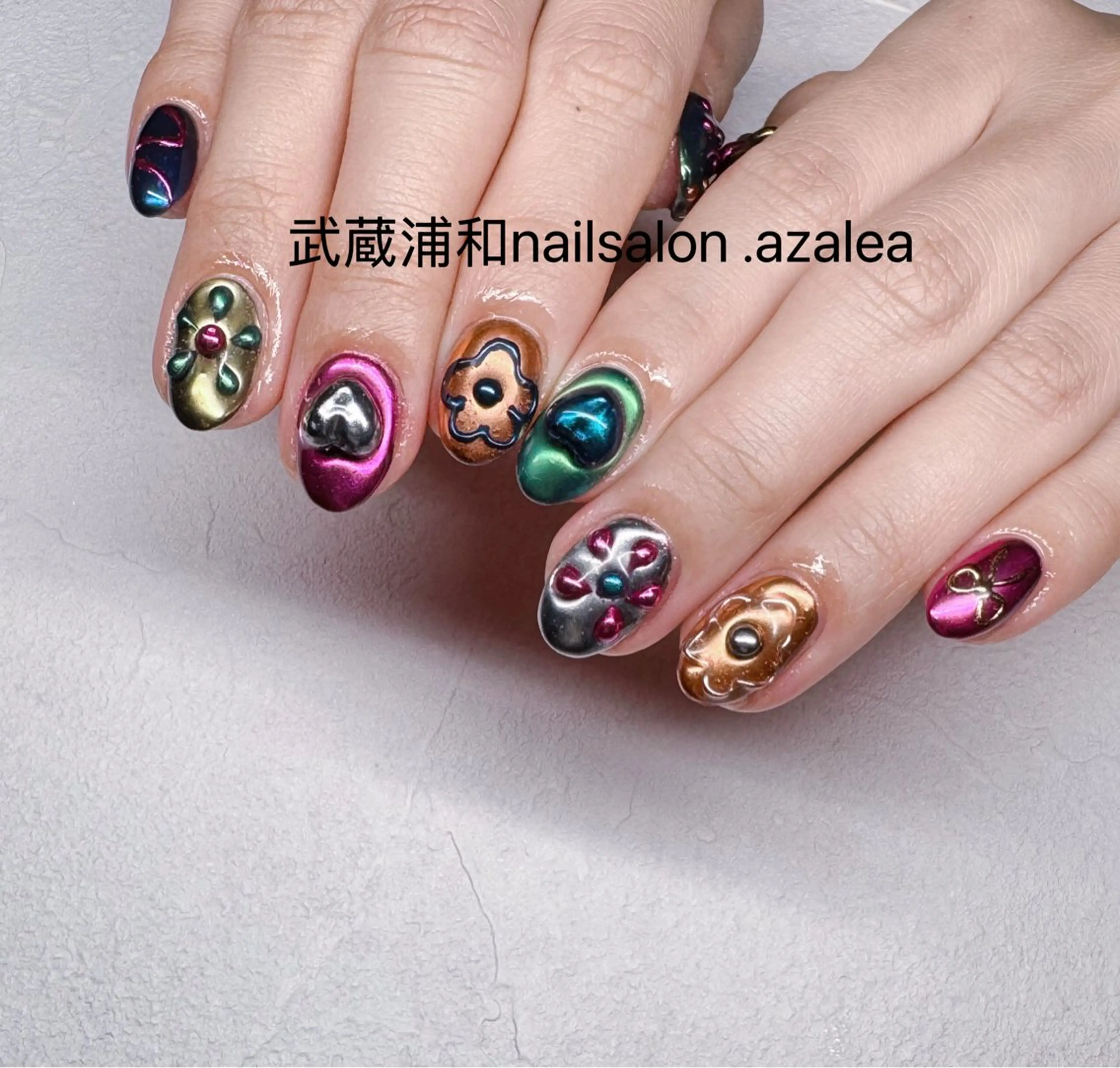 ネイル ハンドネイル R inのネイルデザイン