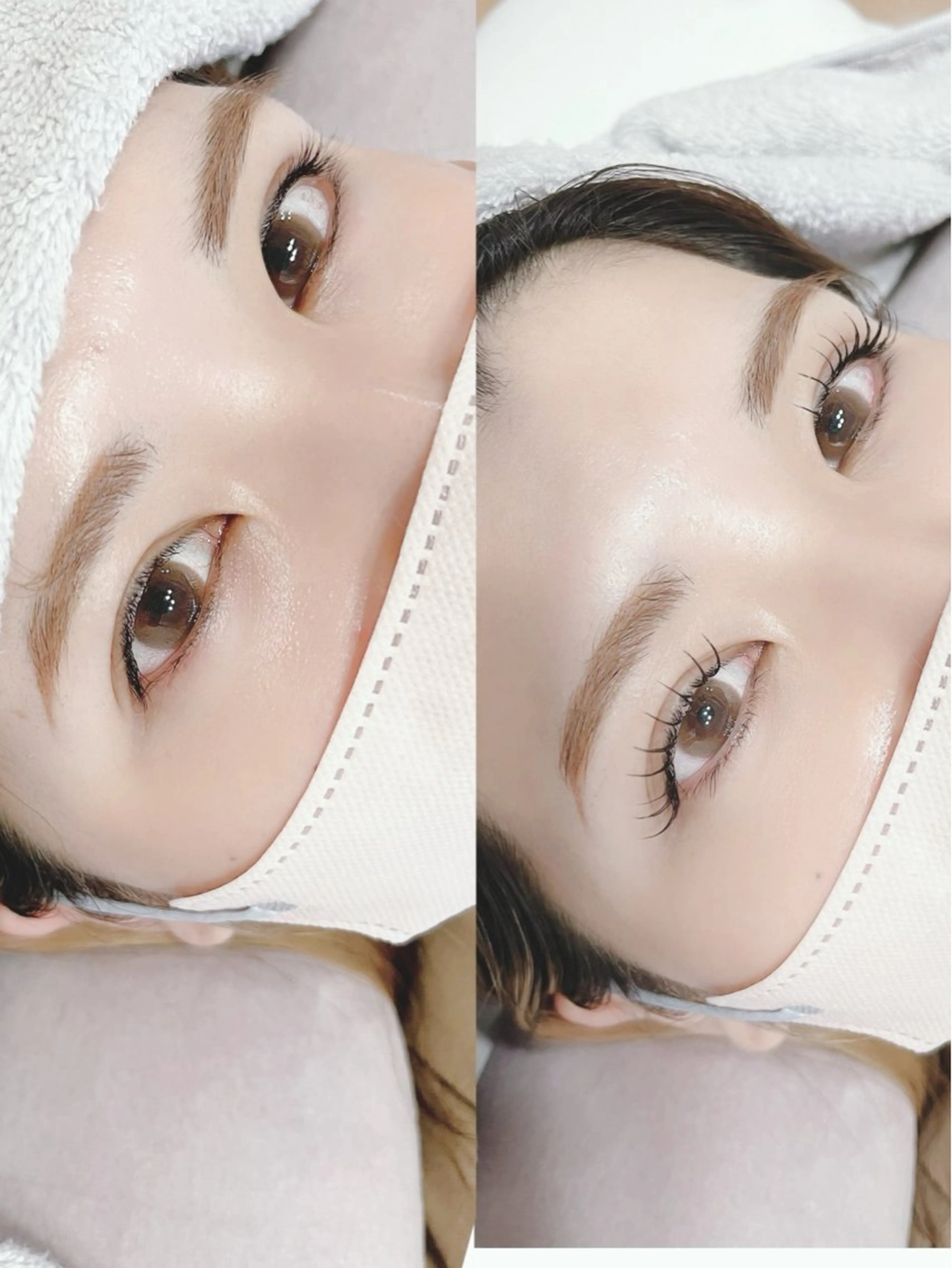 マツエク・マツパ 束感まつ毛 カラーマツエク フラットラッシュ 韓国風マツエク Ema所属・fukue ayanoのマツエク・マツパデザイン