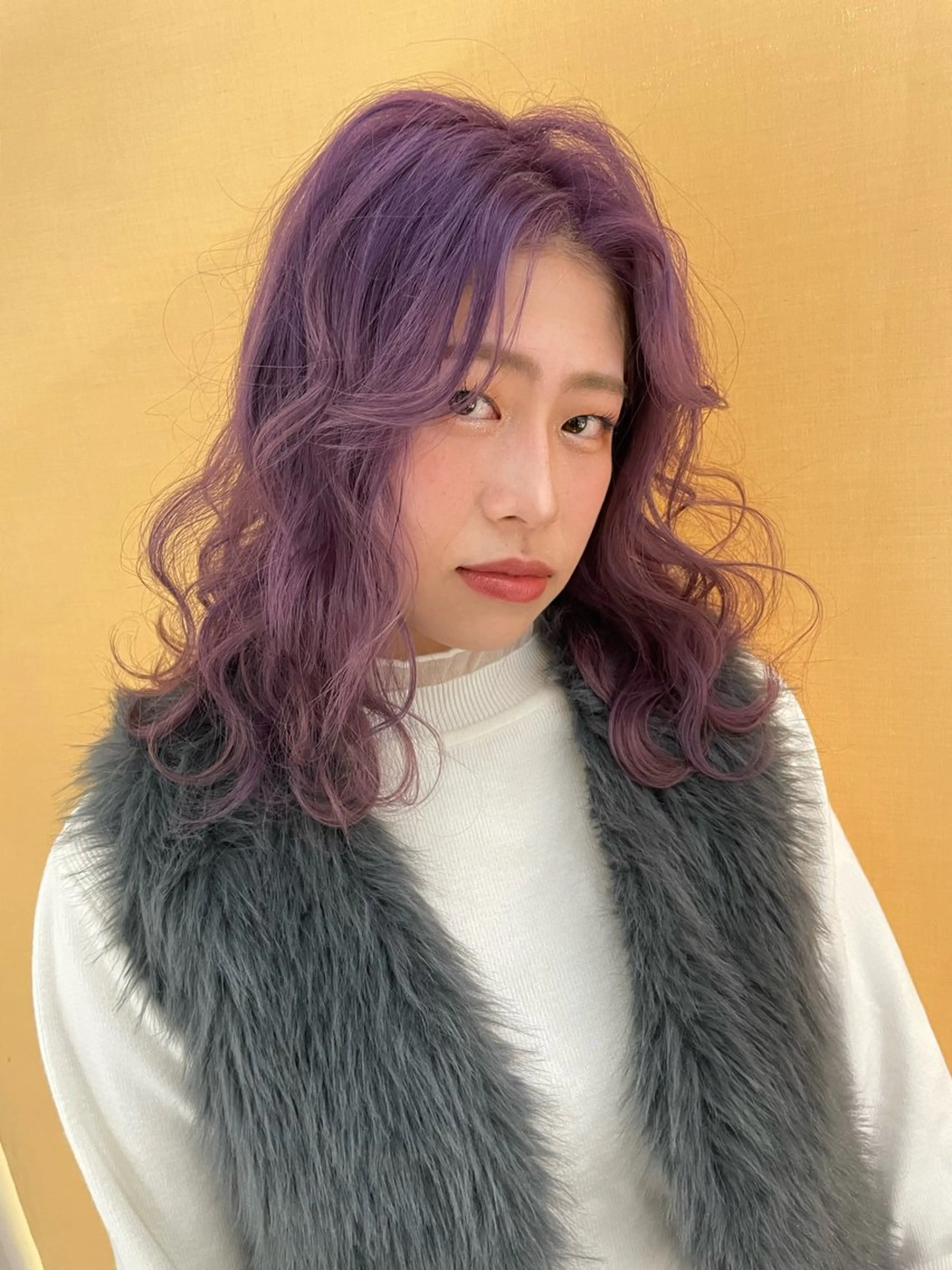 ミディアム カラー ヘアアレンジ 8HAIR / MAYUのヘアスタイル