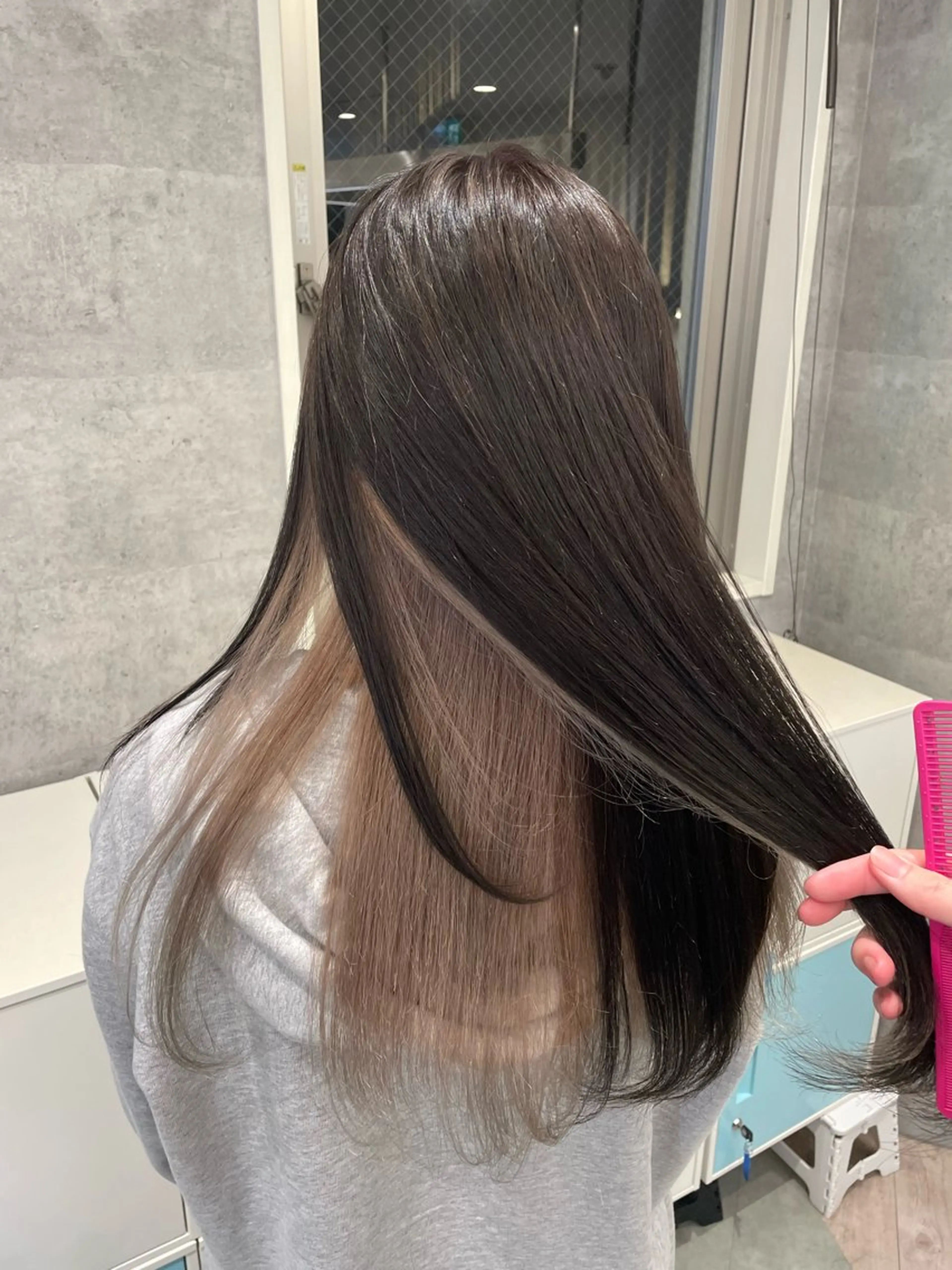 ロング ヘアカラー トリートメント ♡似合わせハイトーン ♡maiのヘアスタイル