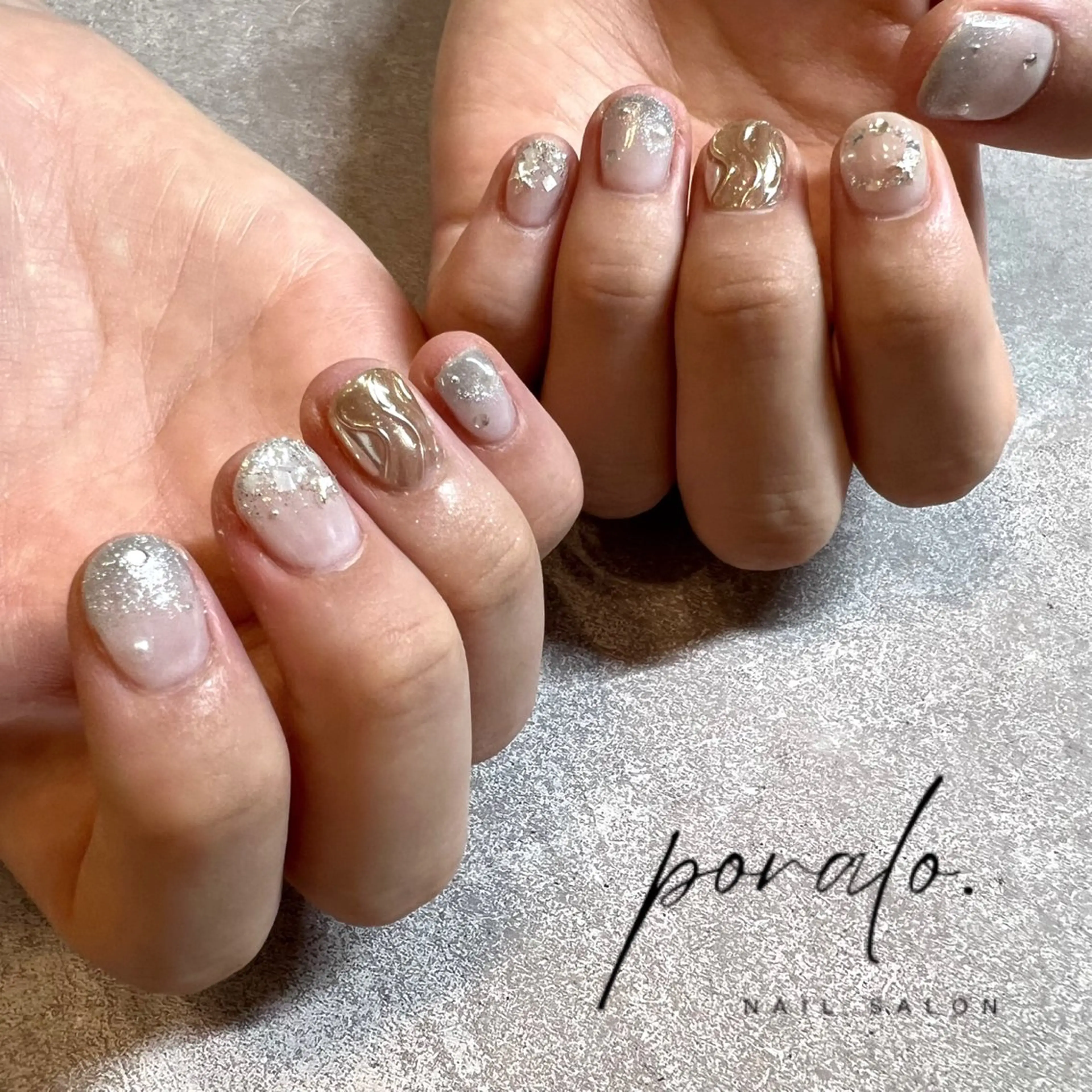 ネイル ハンドネイル nail salon poraloのネイルデザイン