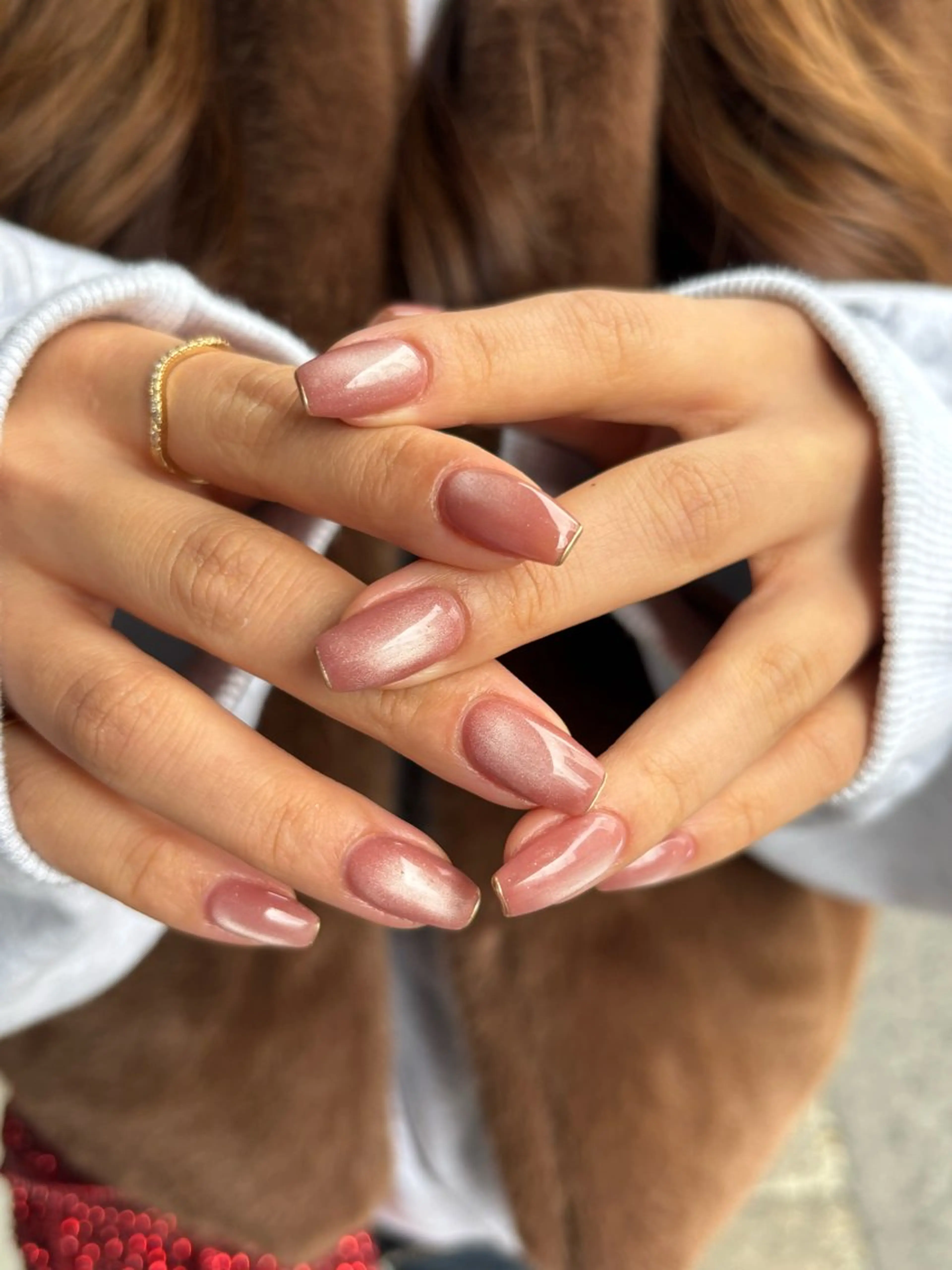 ネイル フレンチネイル マグネットネイル ミラーネイル 持ち込み 2me（ツメ） ♡ NENEのネイルデザイン