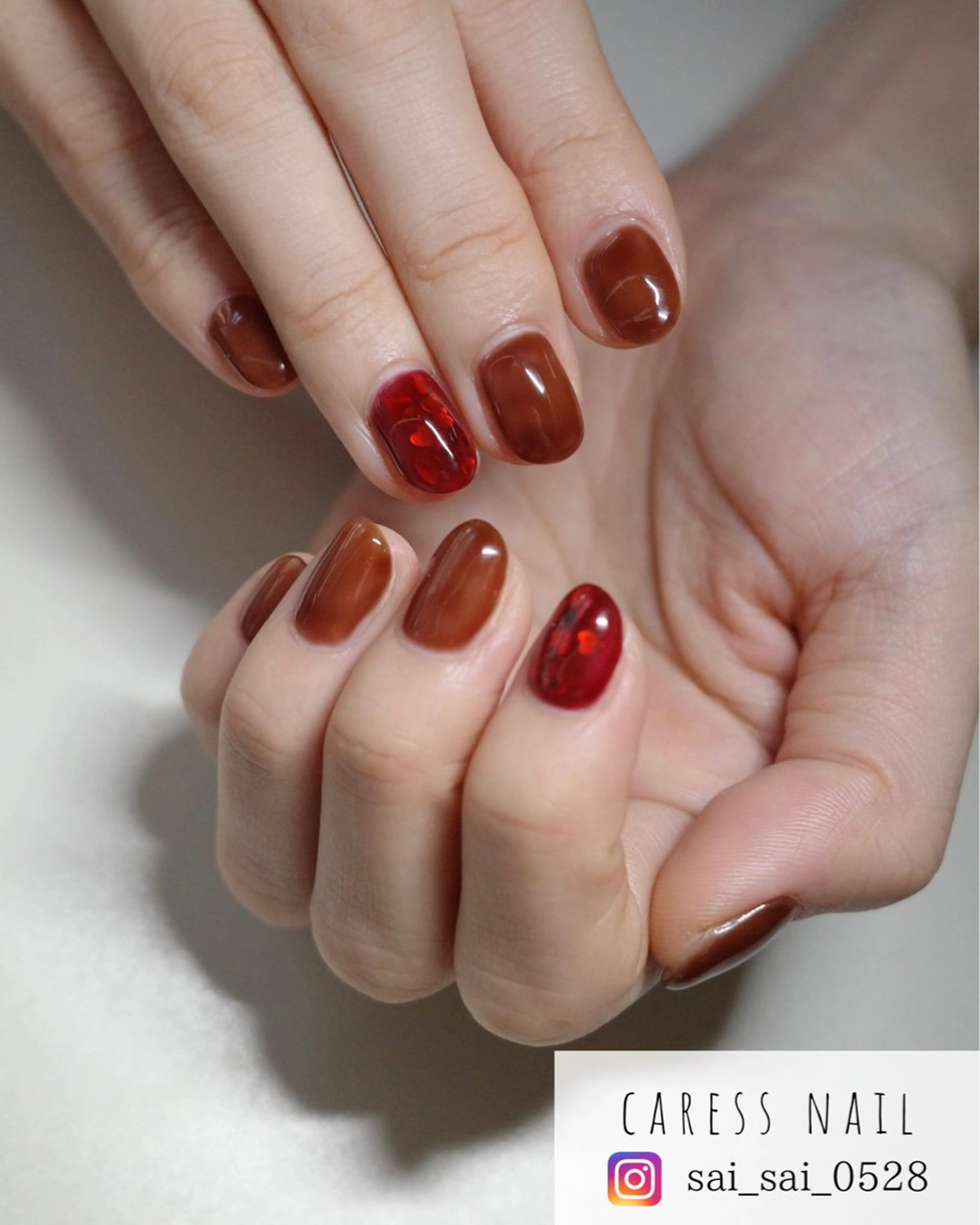 ネイル caress  nail カレスネイル　代々木上原所属・カレスネイル さいのネイルデザイン