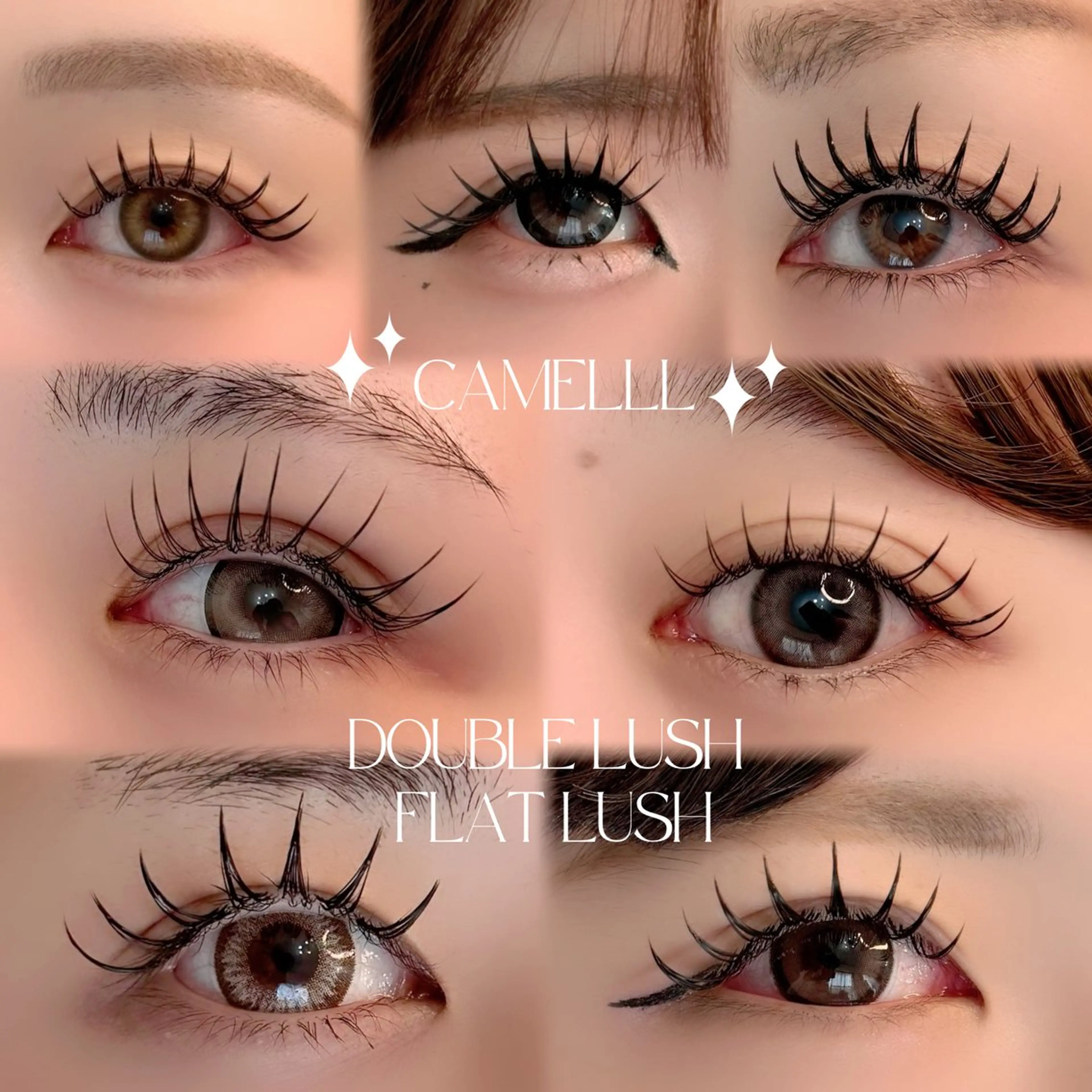 マツエク・マツパ マツエク 【那覇/束感まつ毛】 ｷｬﾒﾙのマツエク・マツパデザイン