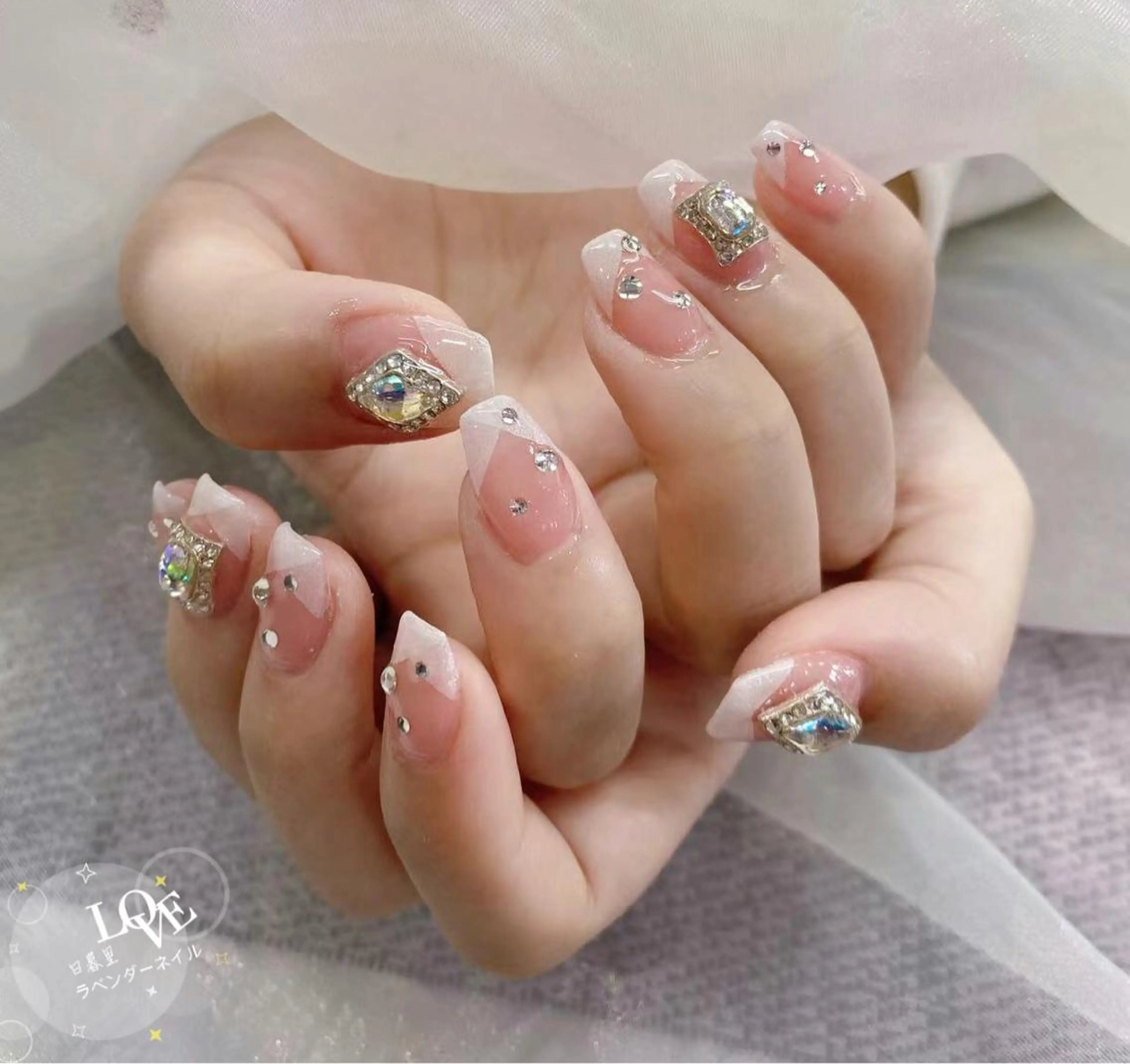 ネイル ラベンダー💖日暮里 ルル💖ネイルのネイルデザイン