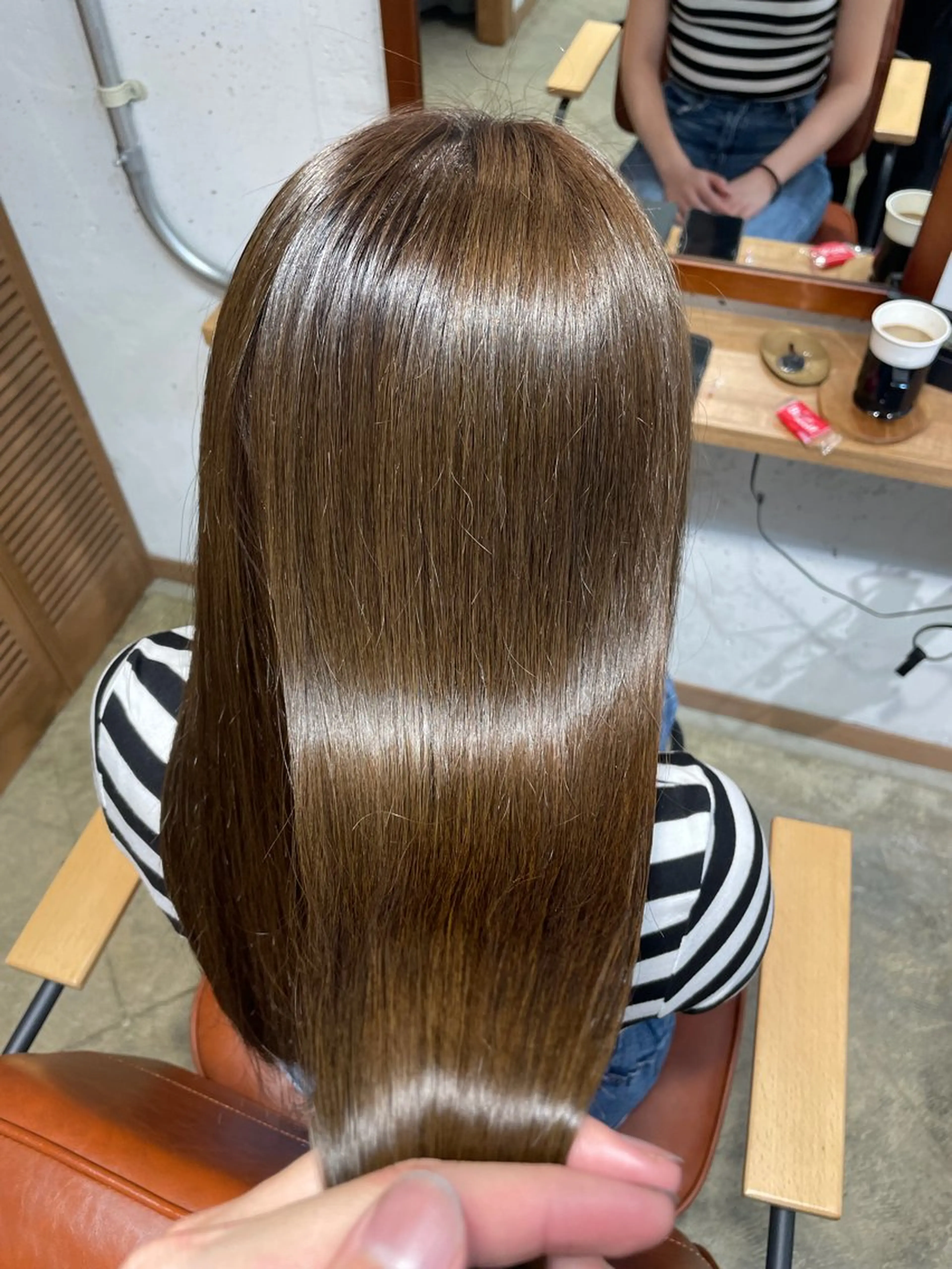 ロング カラー ベージュ/ 髪質改善 /末田柊希のヘアスタイル