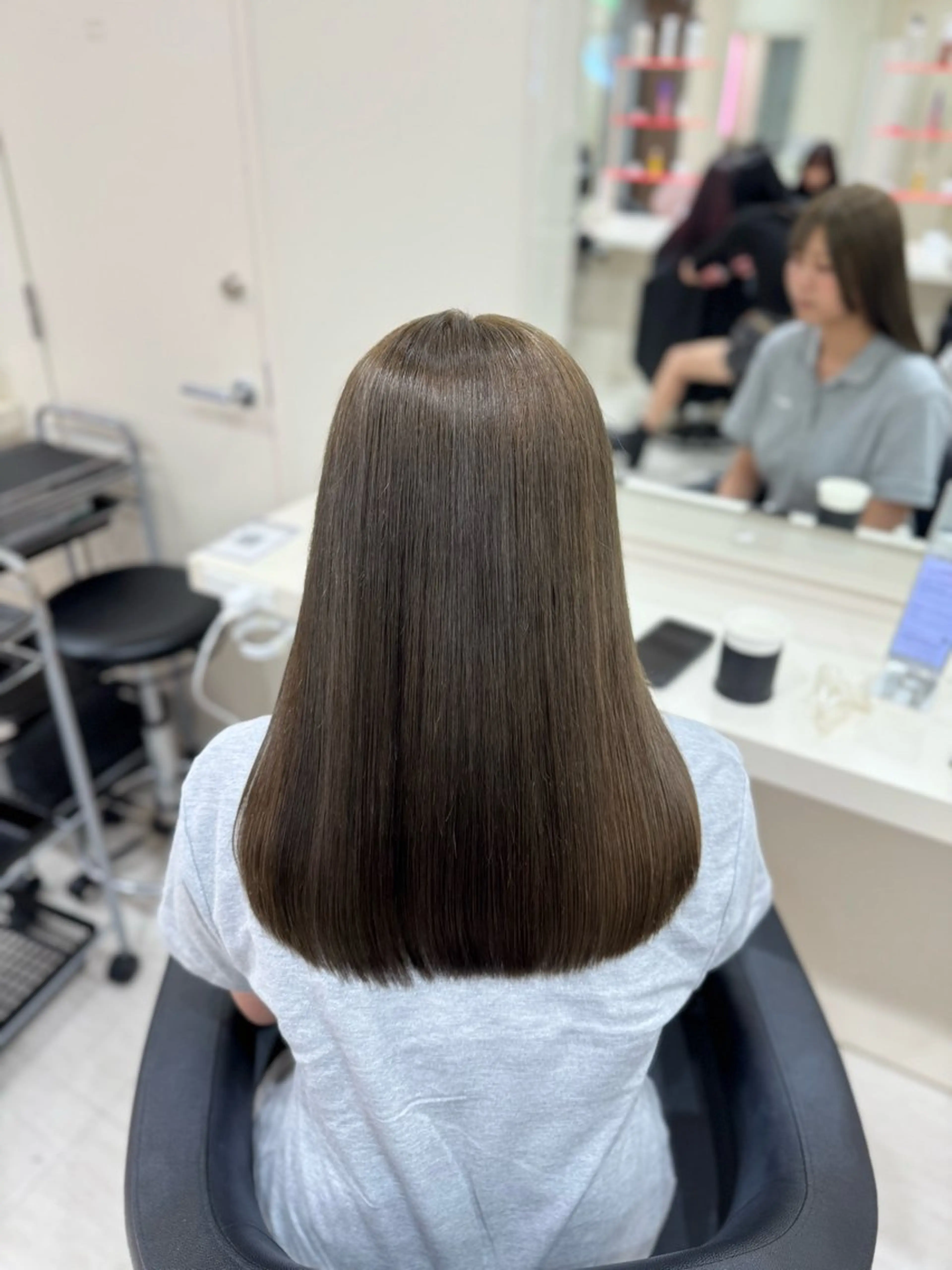 ロング カラー ヘアカラー 🤍韓国大人っぽ ベージュMAI🤍のヘアスタイル