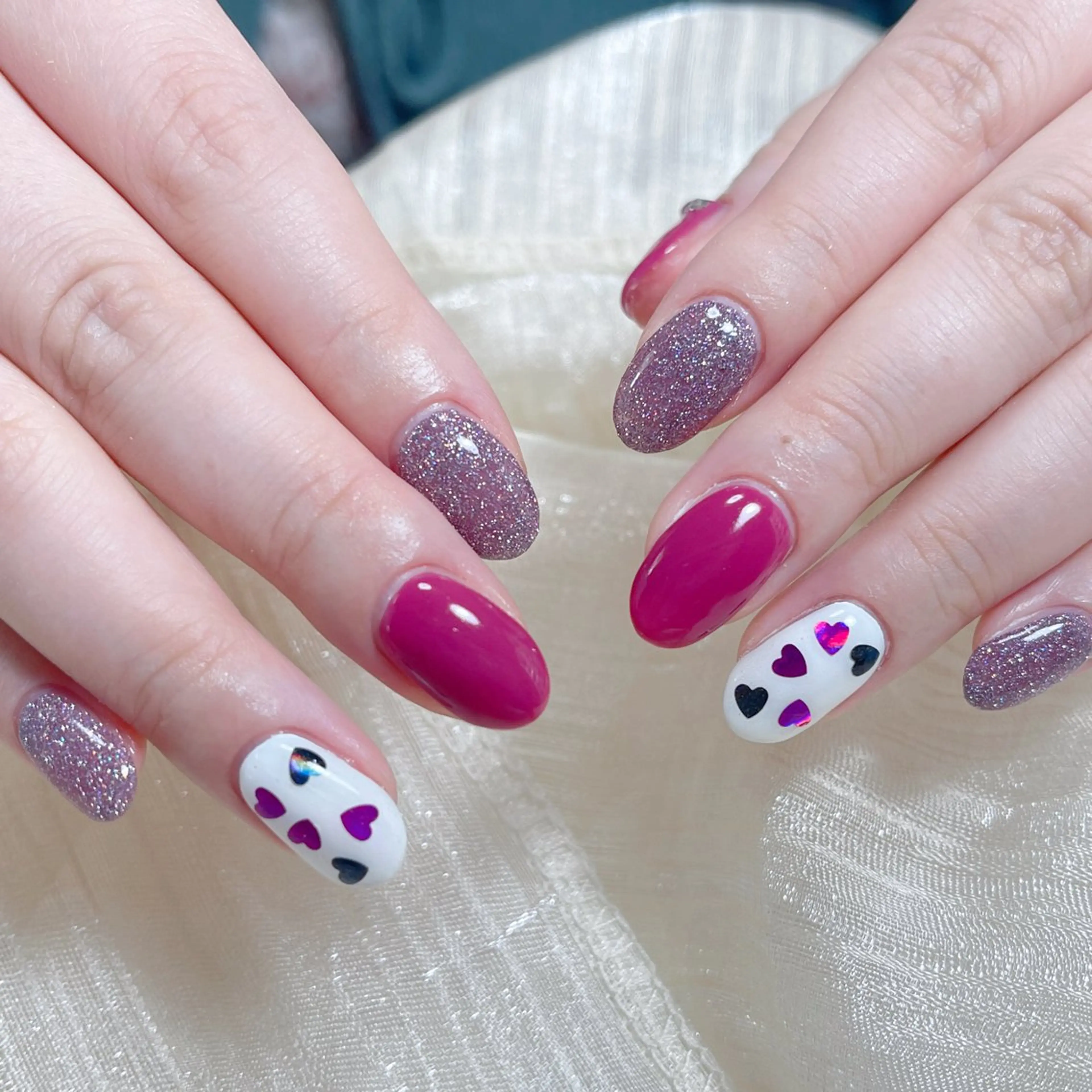 ネイル ハンドネイル 🎀ネイルサロン エクラYUI🎀のネイルデザイン