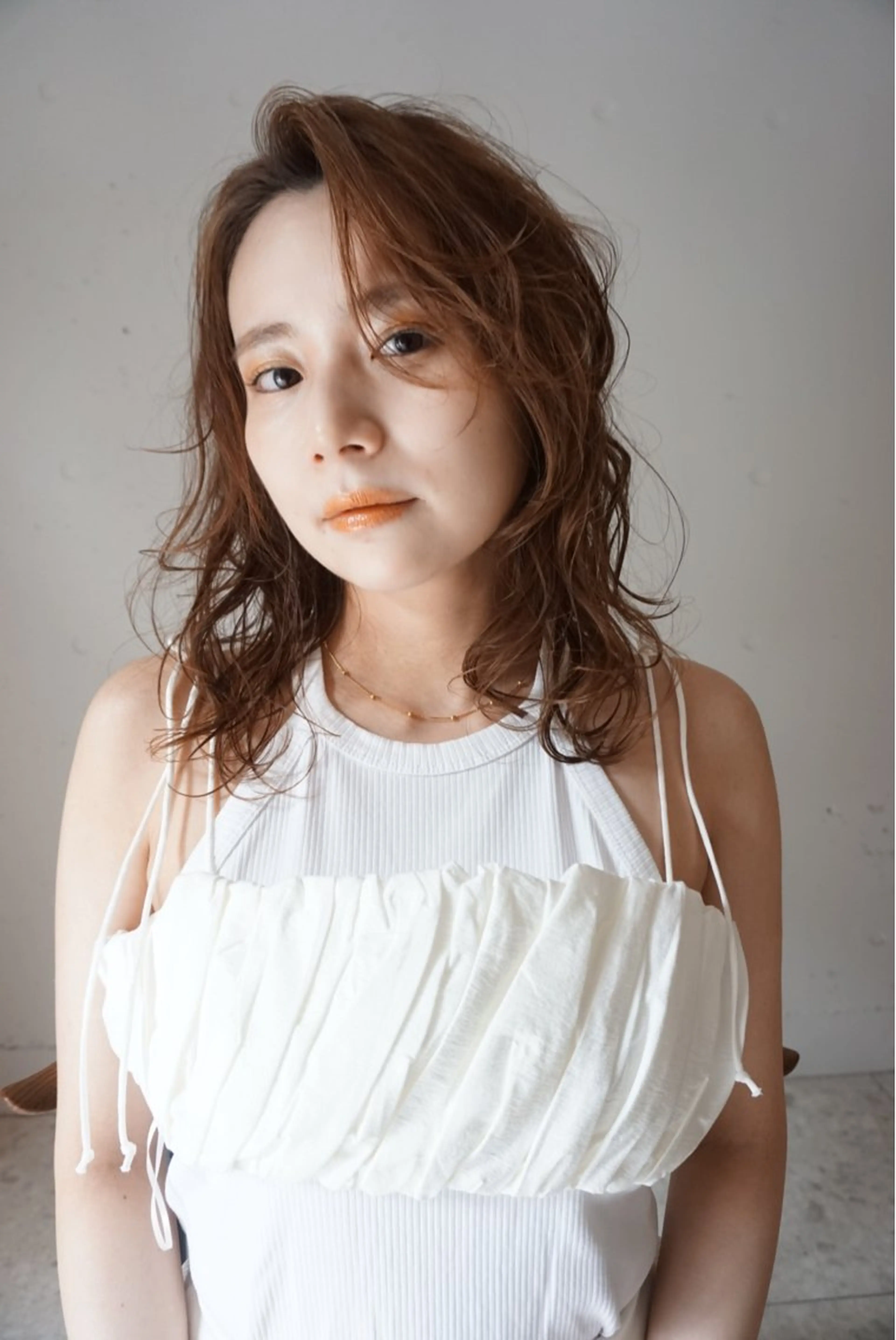 ミディアム カラー stay she 荻窪所属・メンズ無料カット/ ヘアアレンジ/咲美のヘアスタイル