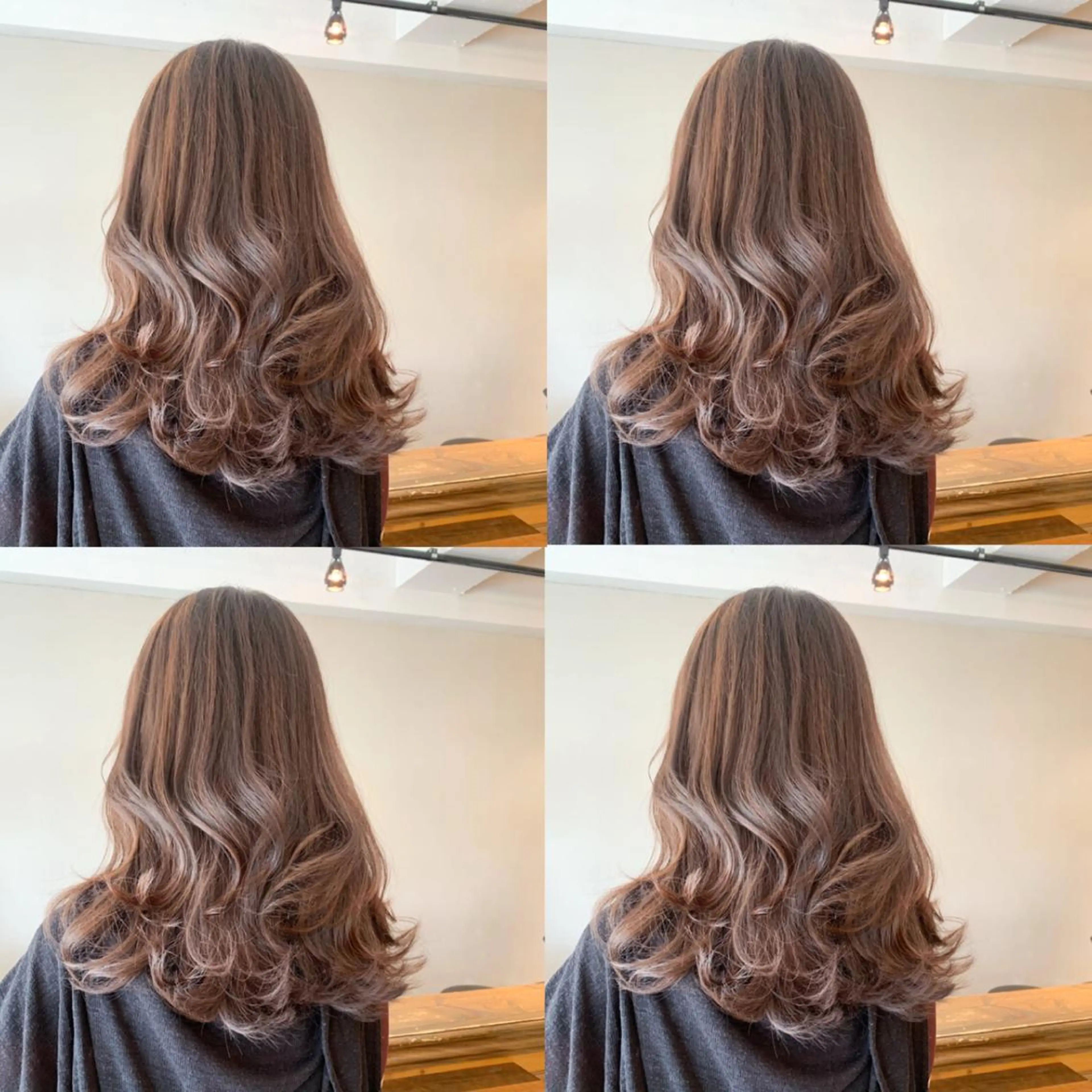 ロング カラー カット ヘアカラー トリートメント ヘッドスパ 透明感/オリーブ/ グレージュ/YUKAのヘアスタイル