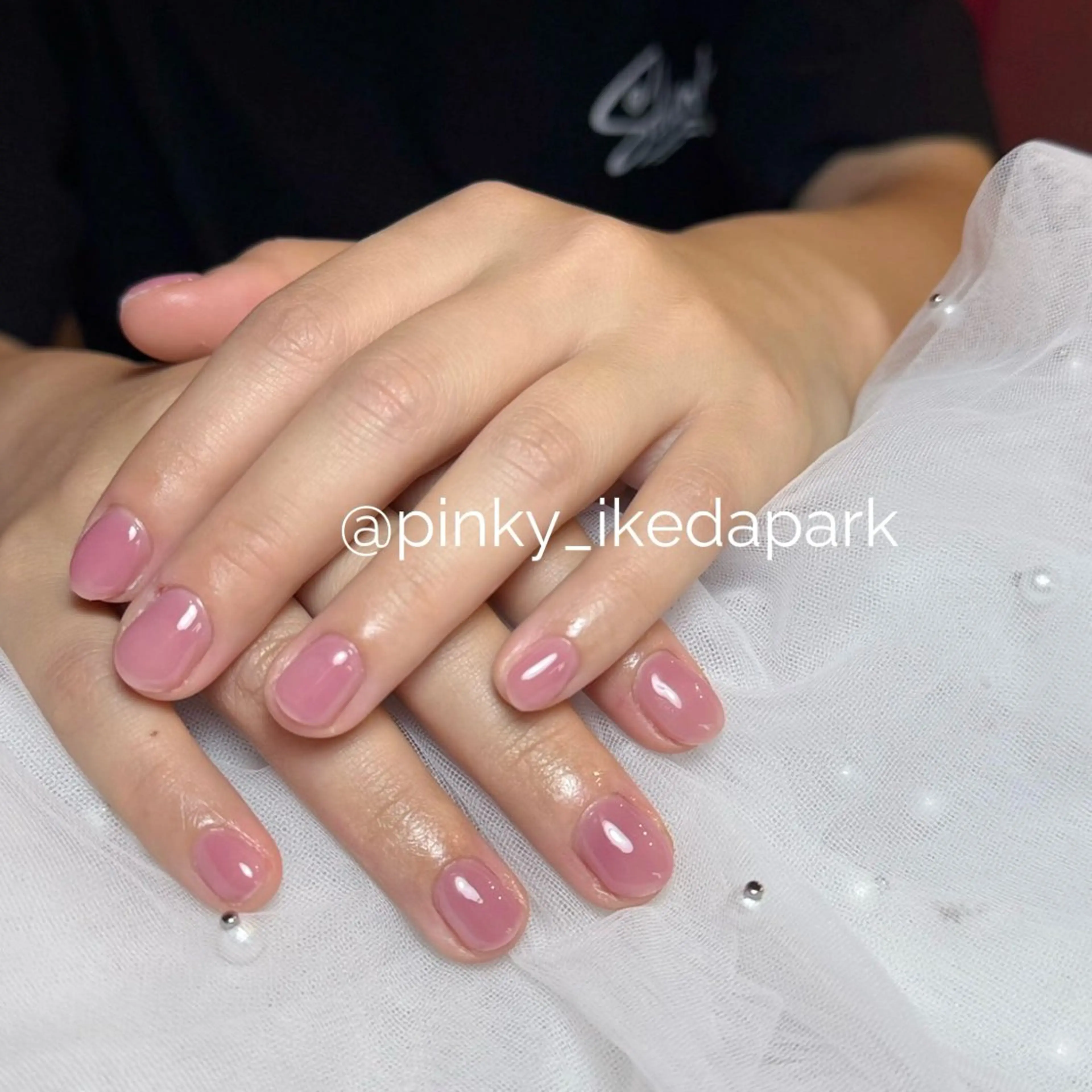 ネイル ワンカラーネイル ハンドネイル PINKY nail所属・ピンキー 池田公園店のネイルデザイン