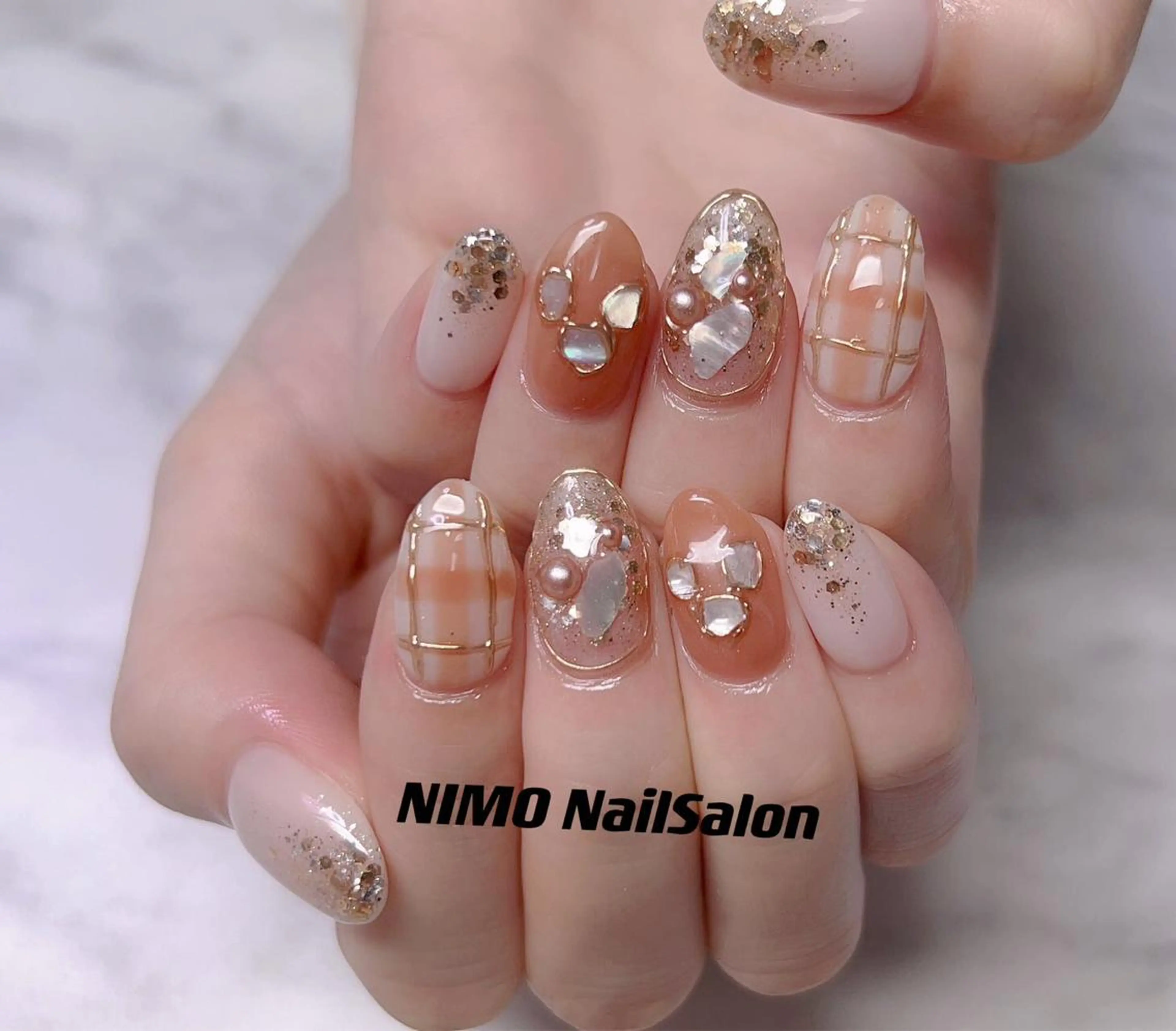 （オフ無料，ケア込み）人気NO.1⃣️持ち込みデザイン✨（6～8本シンプルデザインOK）💗（オフ無料ケア込み）の写真