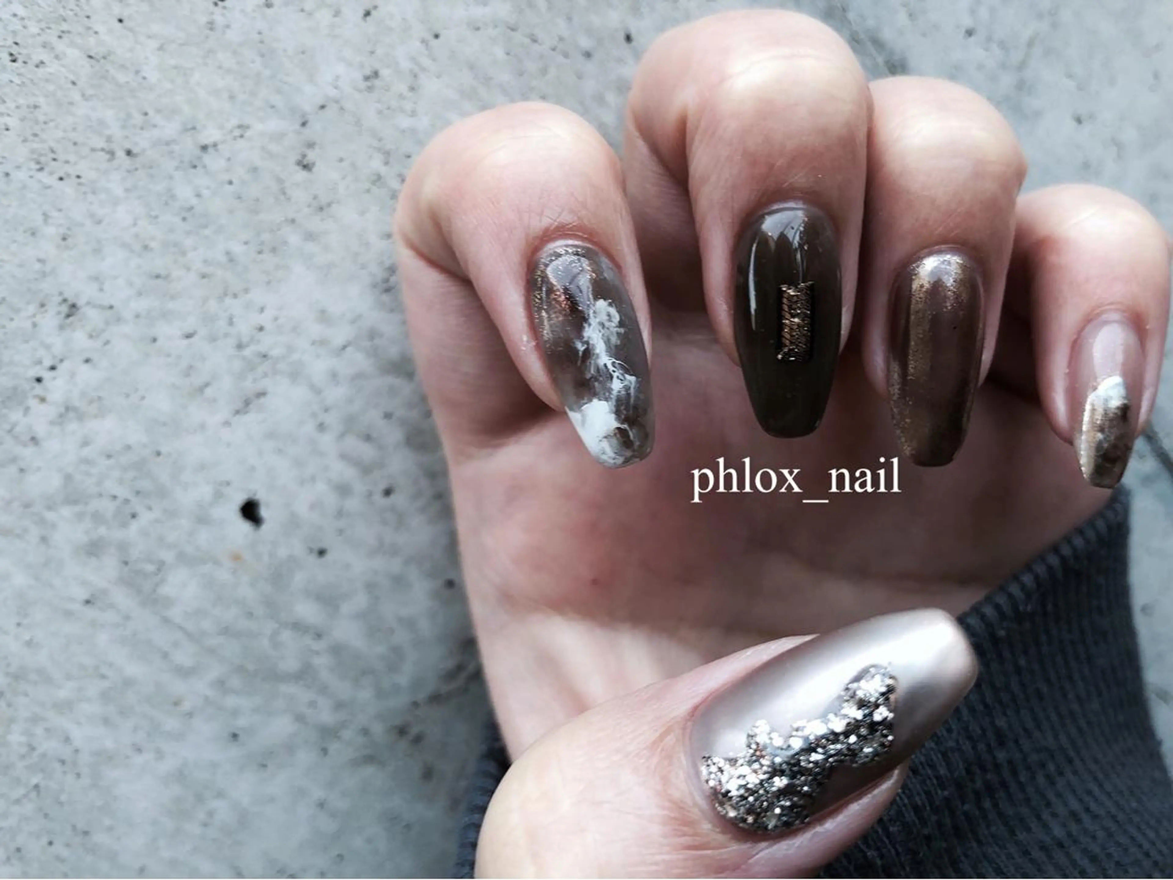 ネイル s/w ＿shokoのネイルデザイン