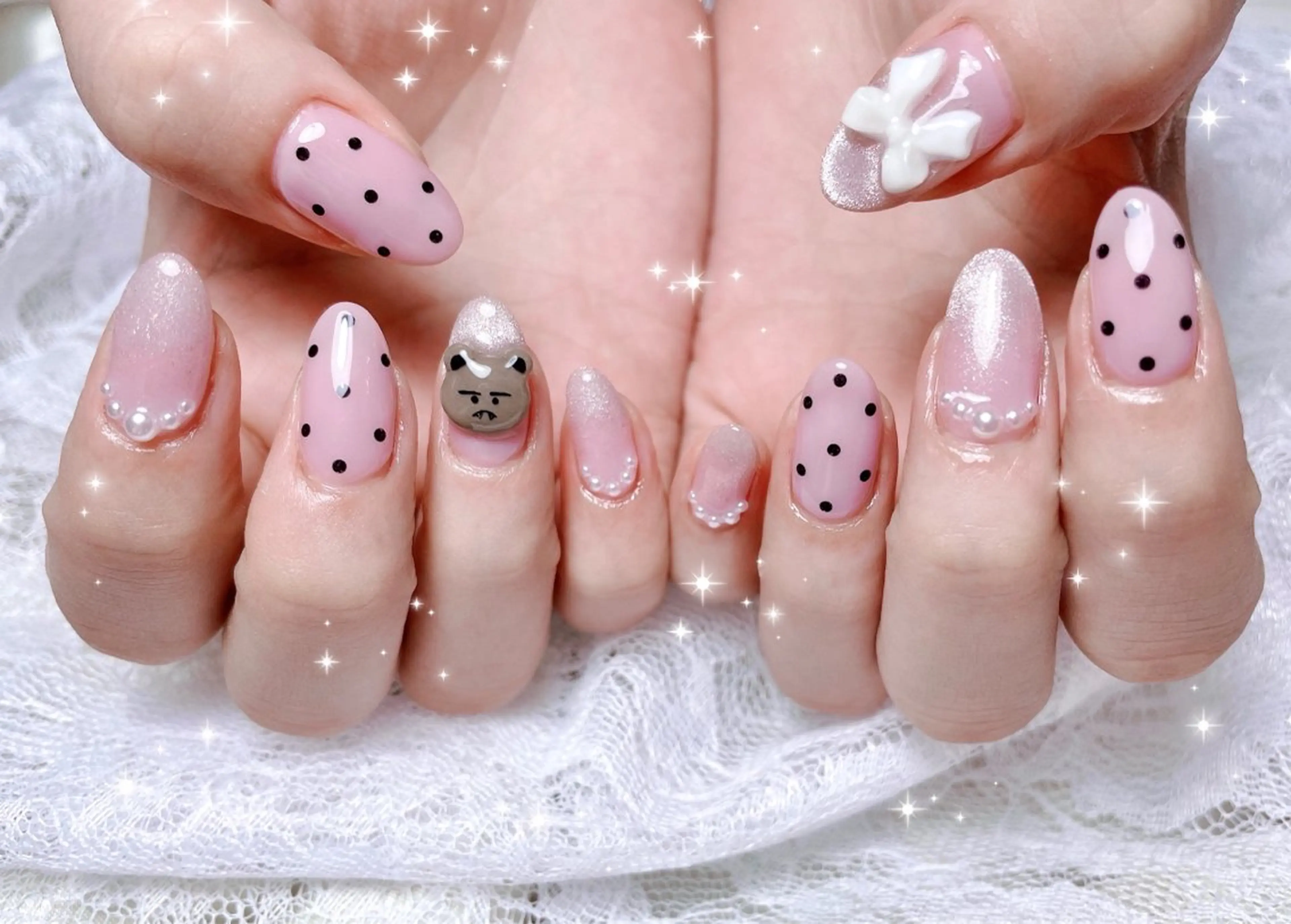ネイル アートネイル マグネットネイル ハンドネイル FLARE NAIL フレアネイルのネイルデザイン