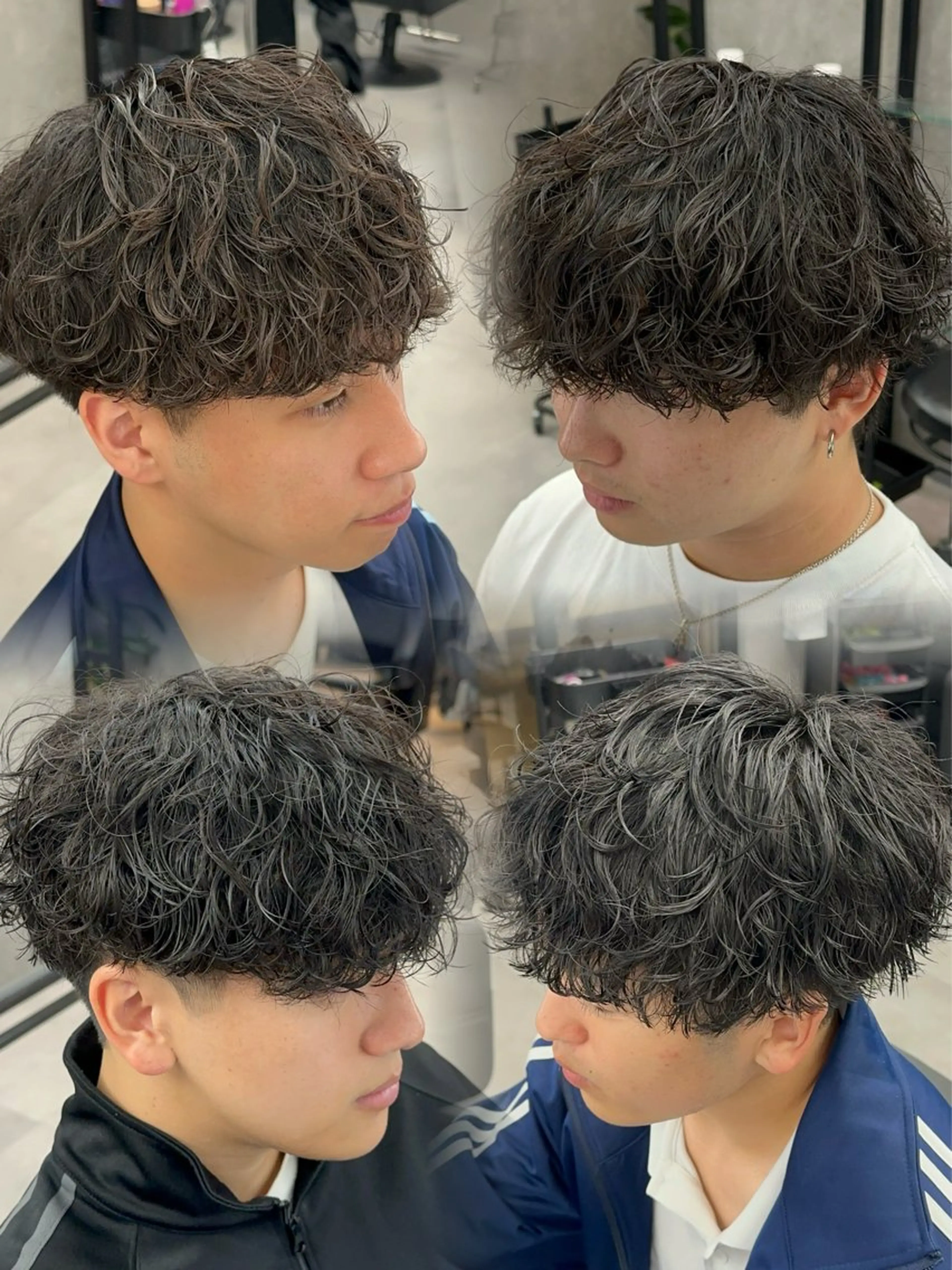 カラー パーマ メンズ メンズパーマ スパイラルパーマ カット パーマ 札幌美容室 /光👑のヘアスタイル