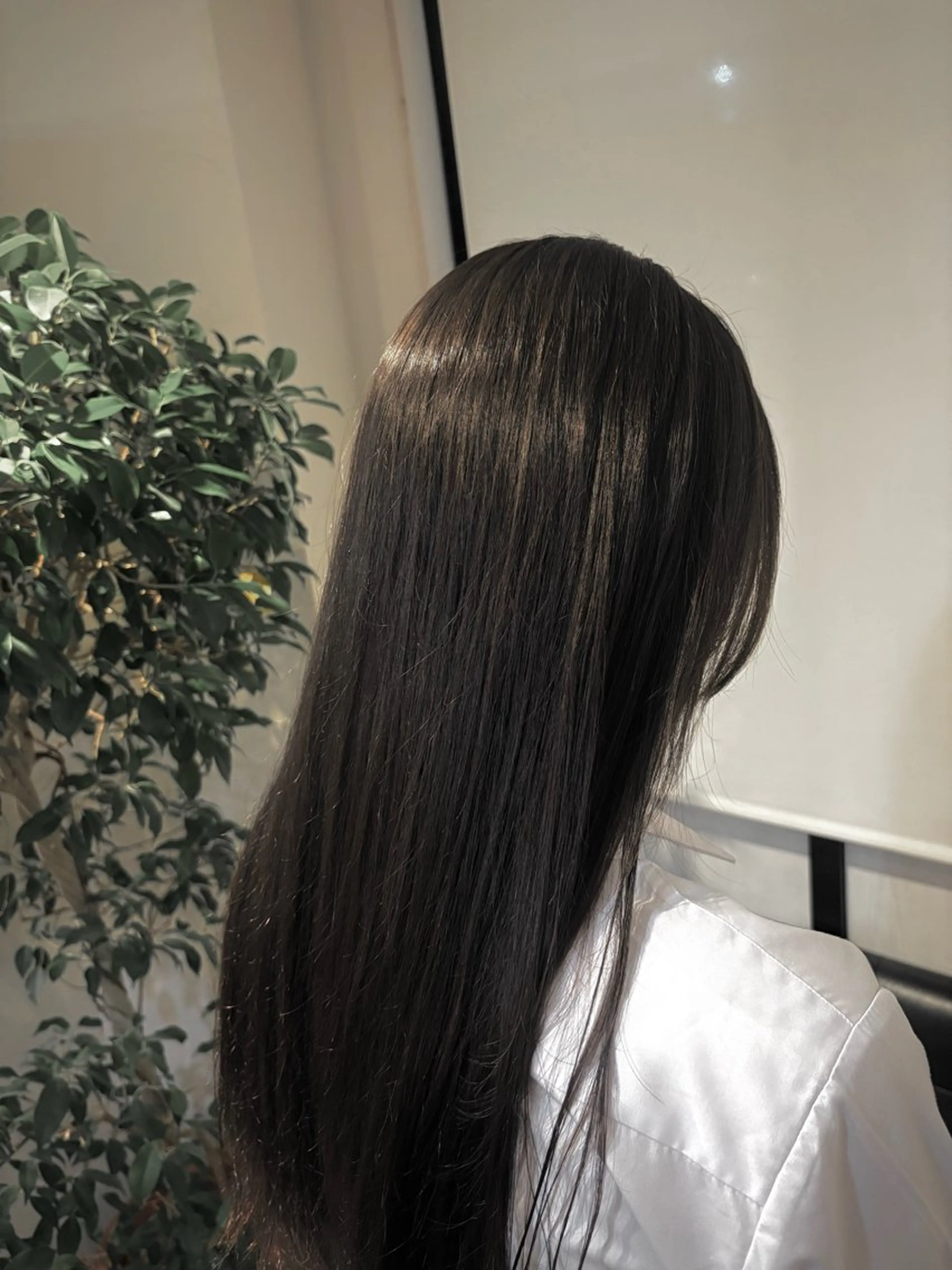 はしもとひより/ 艶カラー/ストレートのヘアスタイル