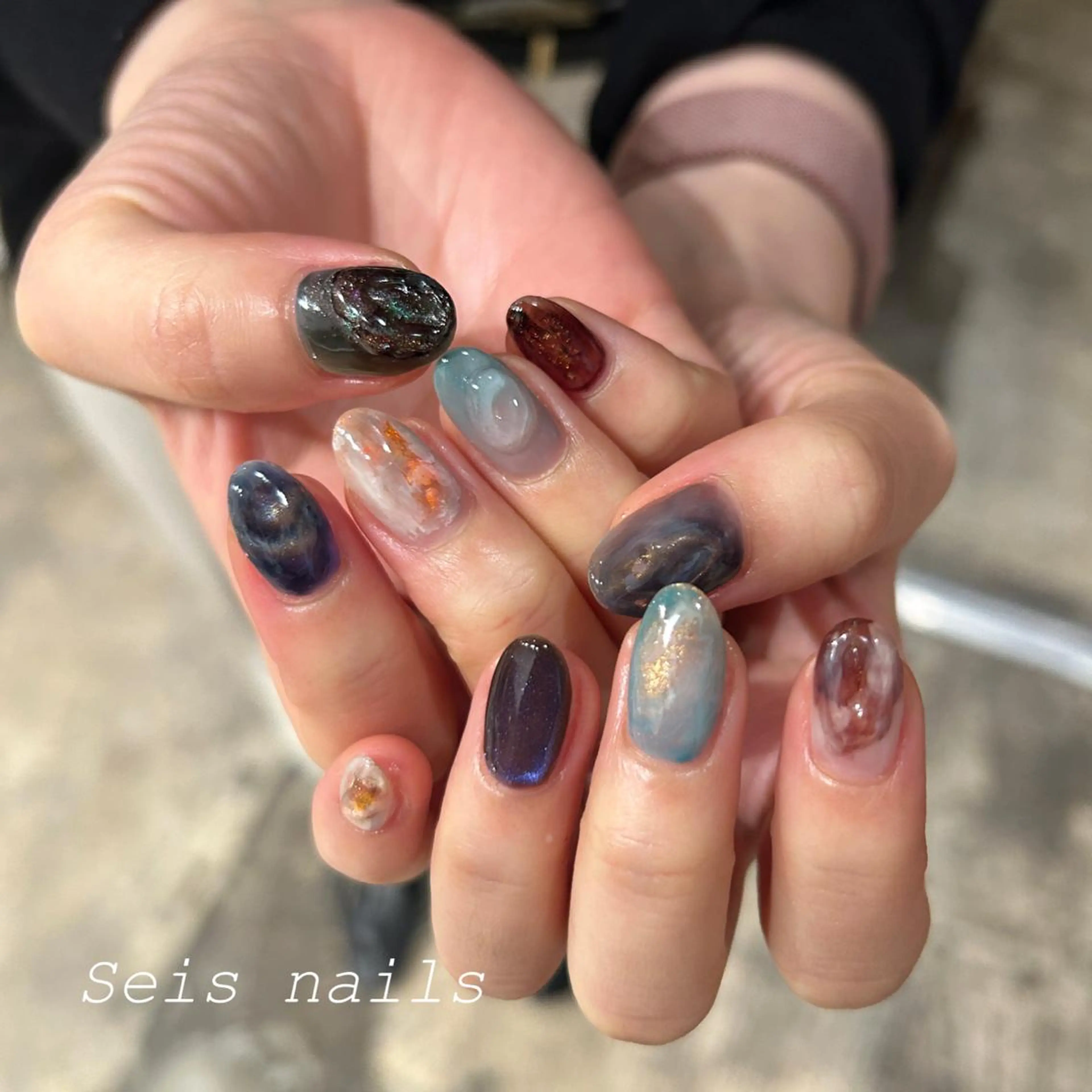 ネイル ハンドネイル Seis Shihoのネイルデザイン