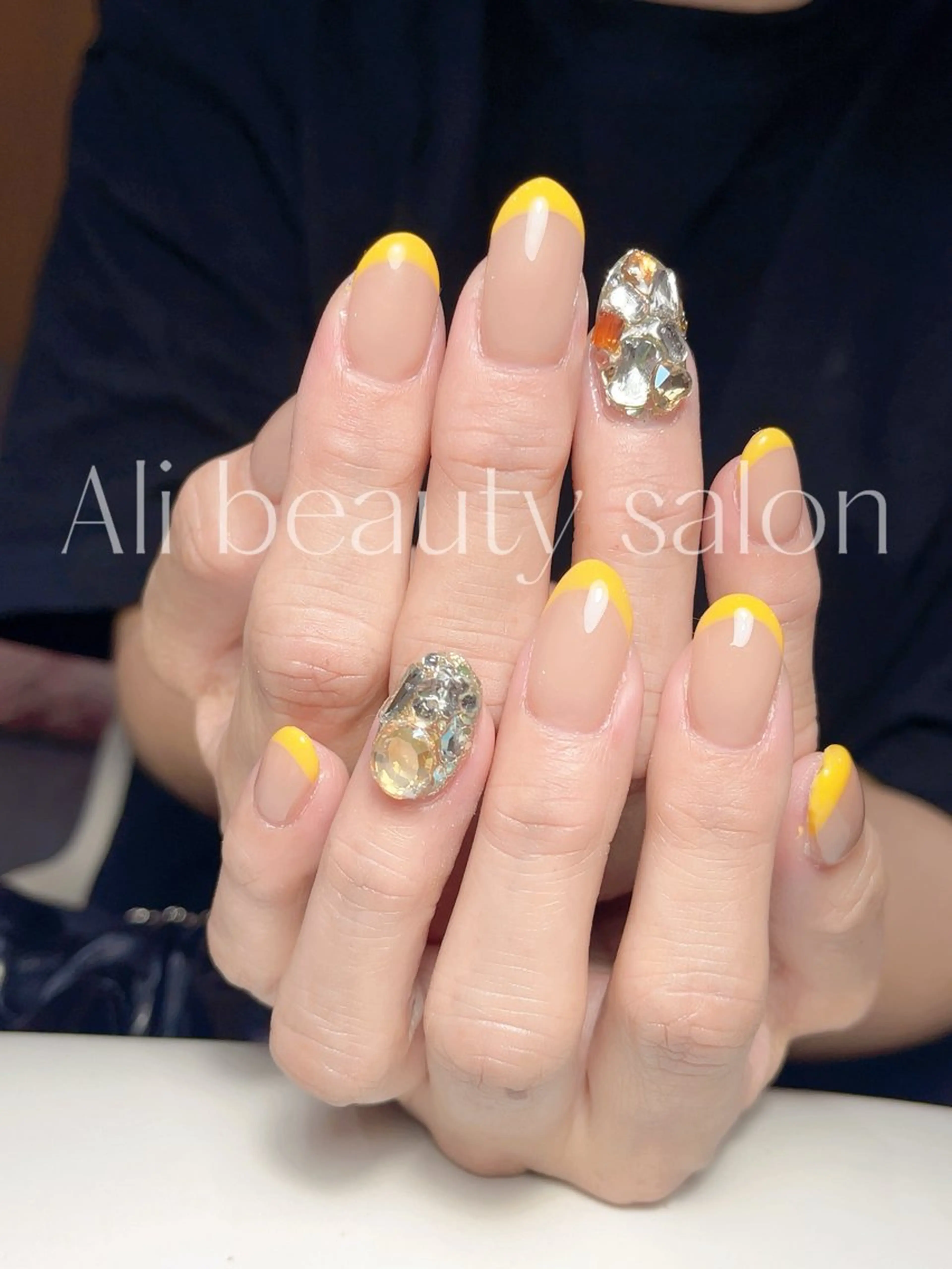 ネイル フレンチネイル 持ち込み ハンドネイル Ali 新小岩 ネイル専門のネイルデザイン