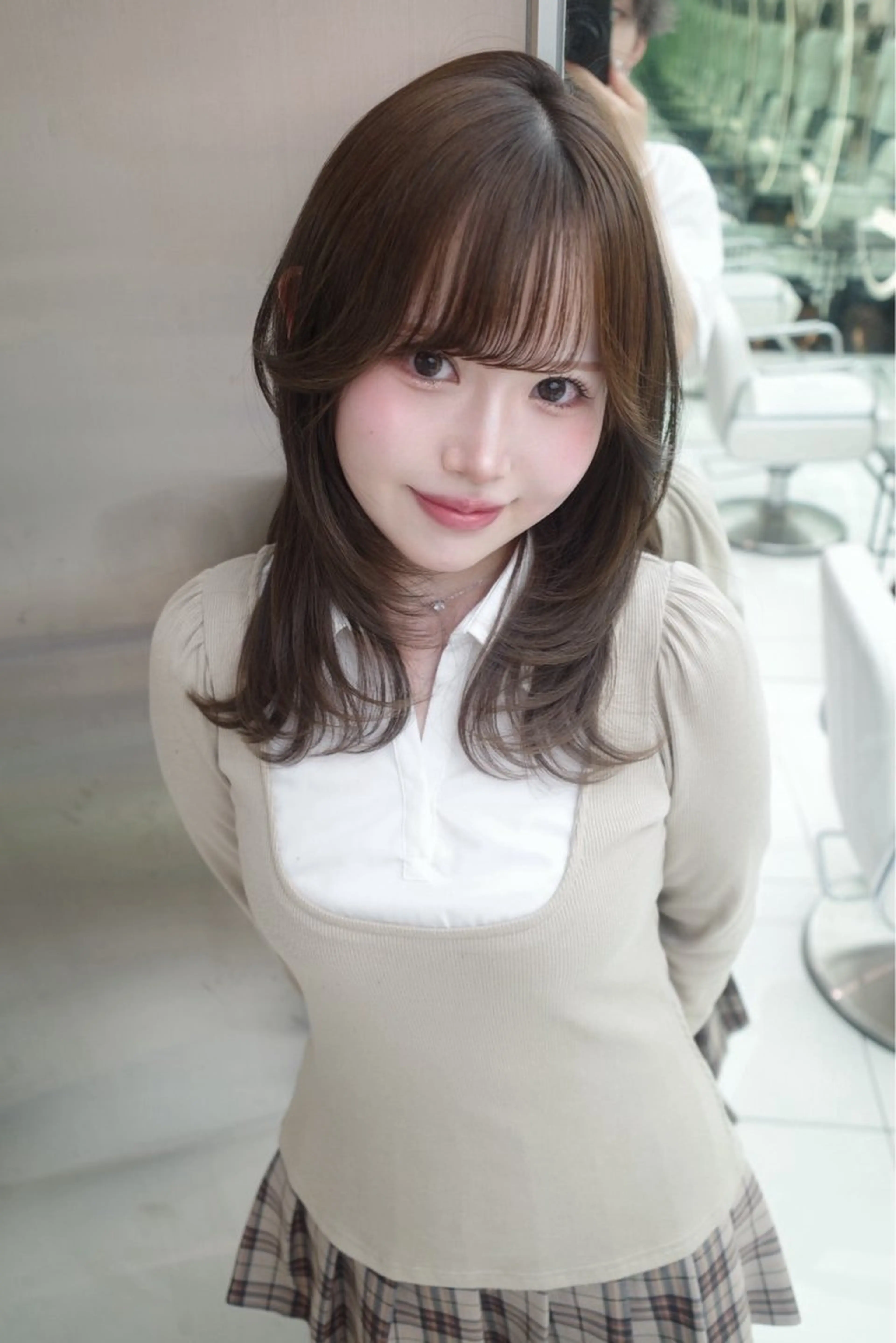 ミディアム REDEALSHIBUYA所属・はるゆき/モテ髪 ハイレイヤー/艶髪のヘアスタイル