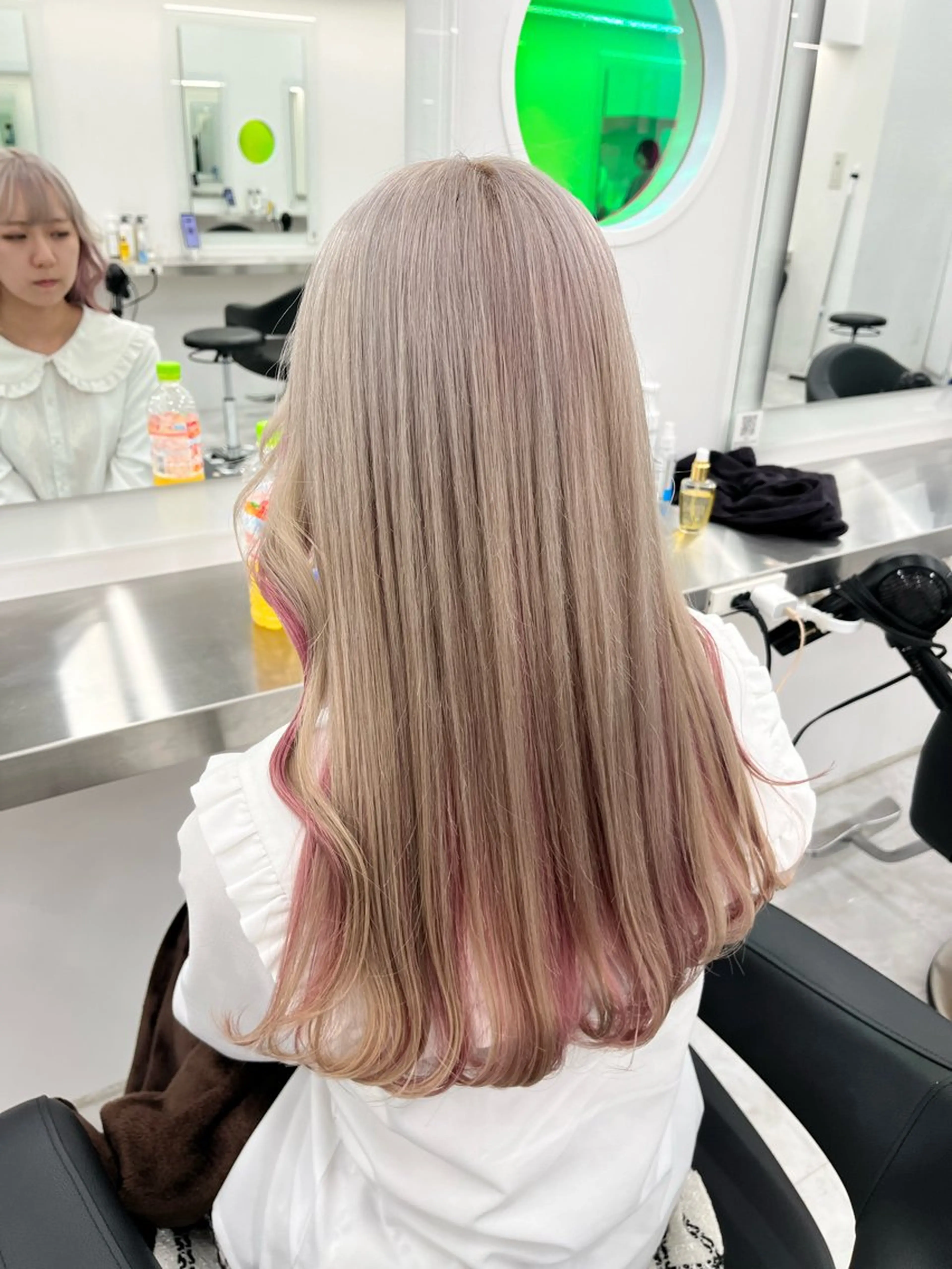 セミロング カラー ヘアアレンジ 愛されカラー🩷 はるなのヘアスタイル