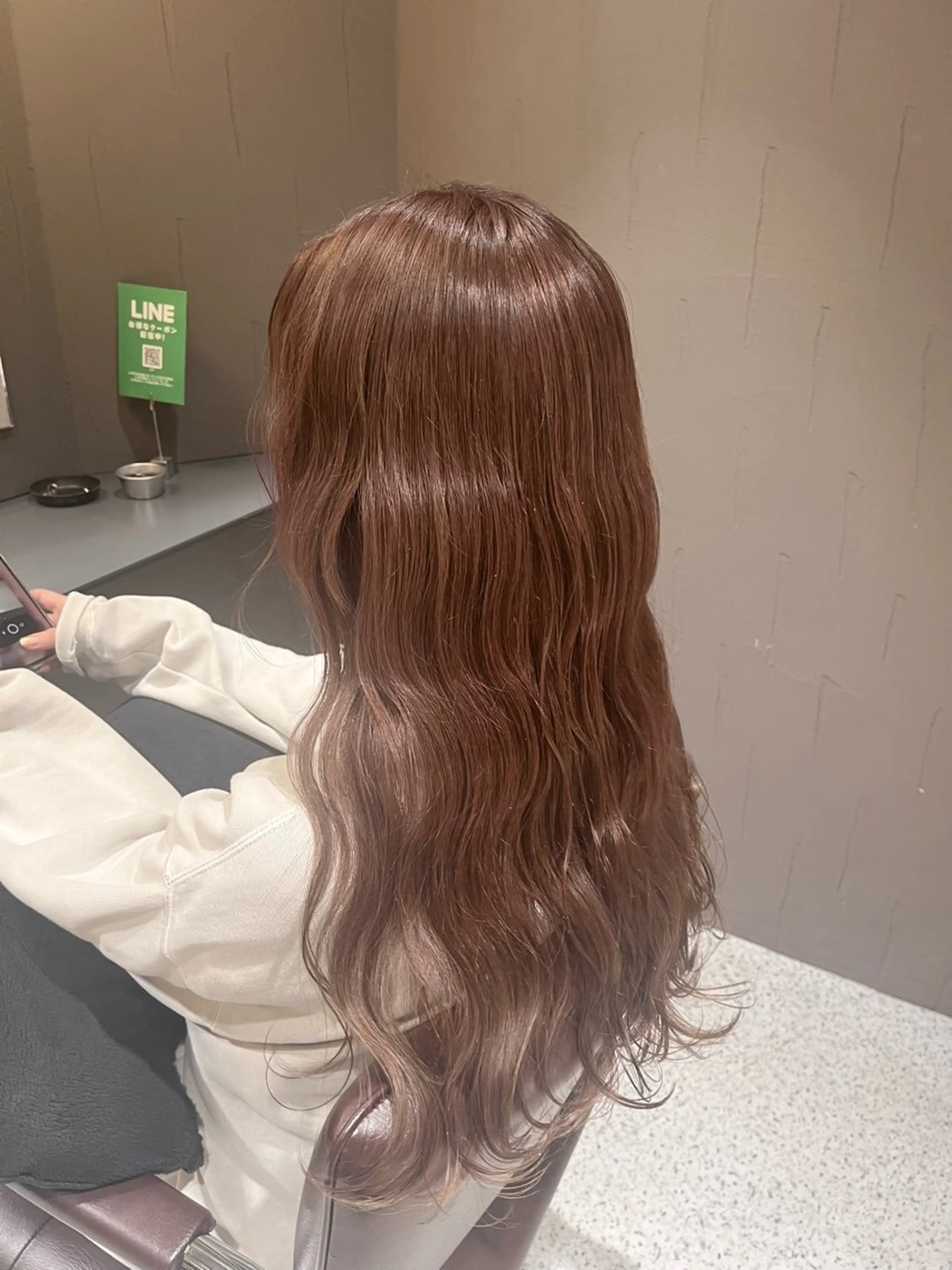 ロング カット ヘアカラー col sapporo所属・あざと可愛い💓 盛れる顔まわり/uiのヘアスタイル