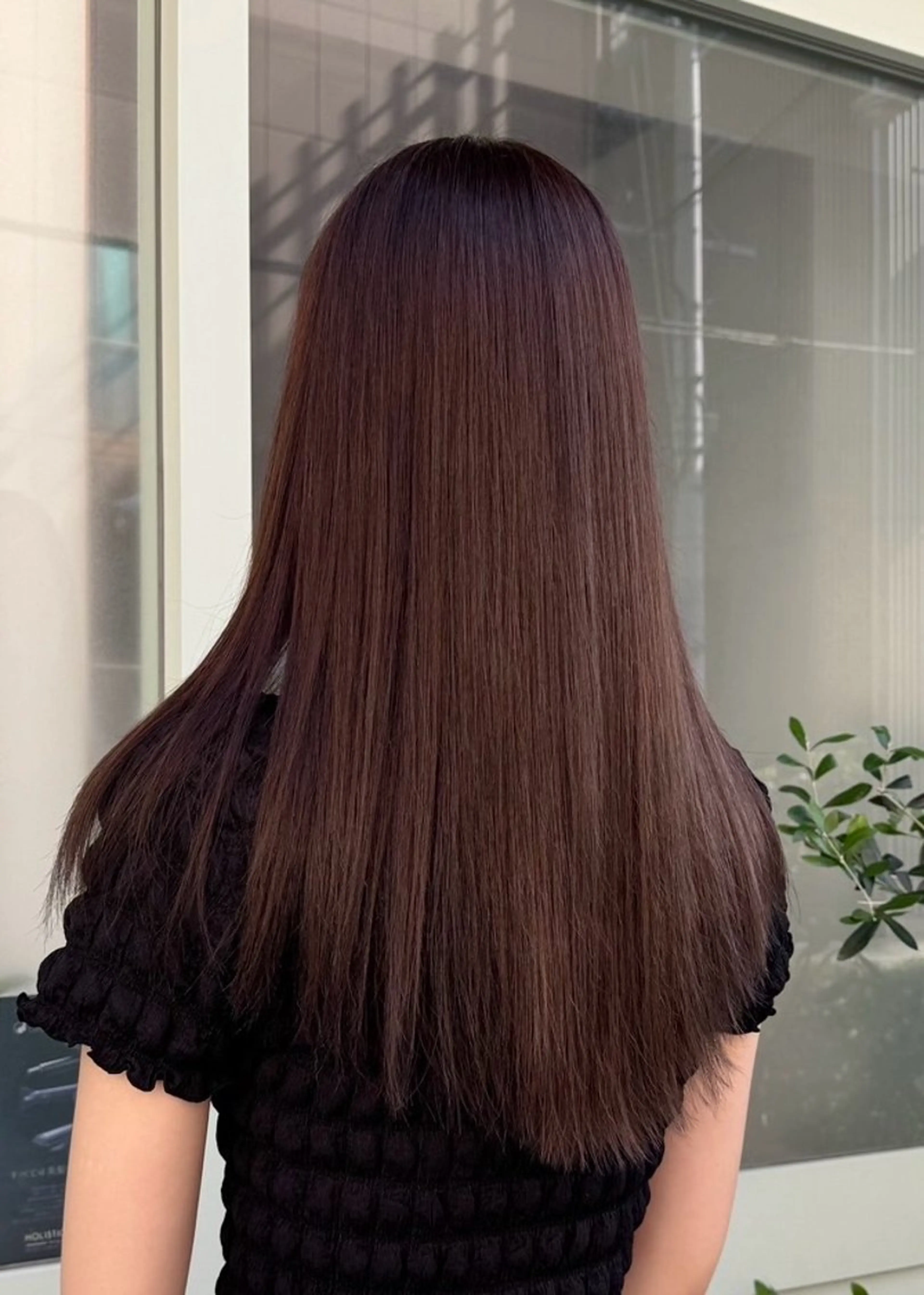 ロング カット ヘアカラー トリートメント 松本 かのんのヘアスタイル