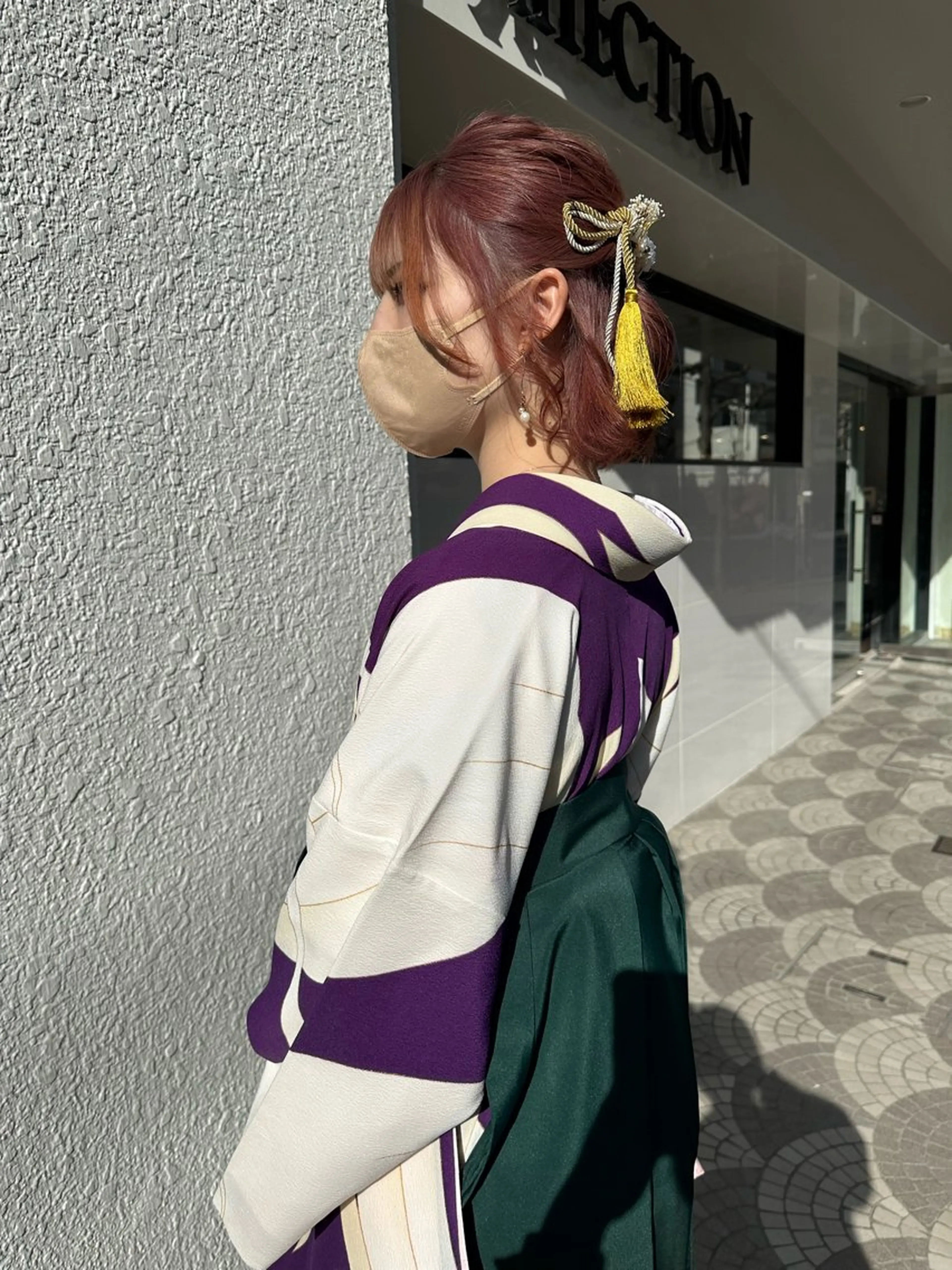 ミディアム ヘアセット 山下恋佳/矢場町/ ブリーチ/ショートのヘアスタイル