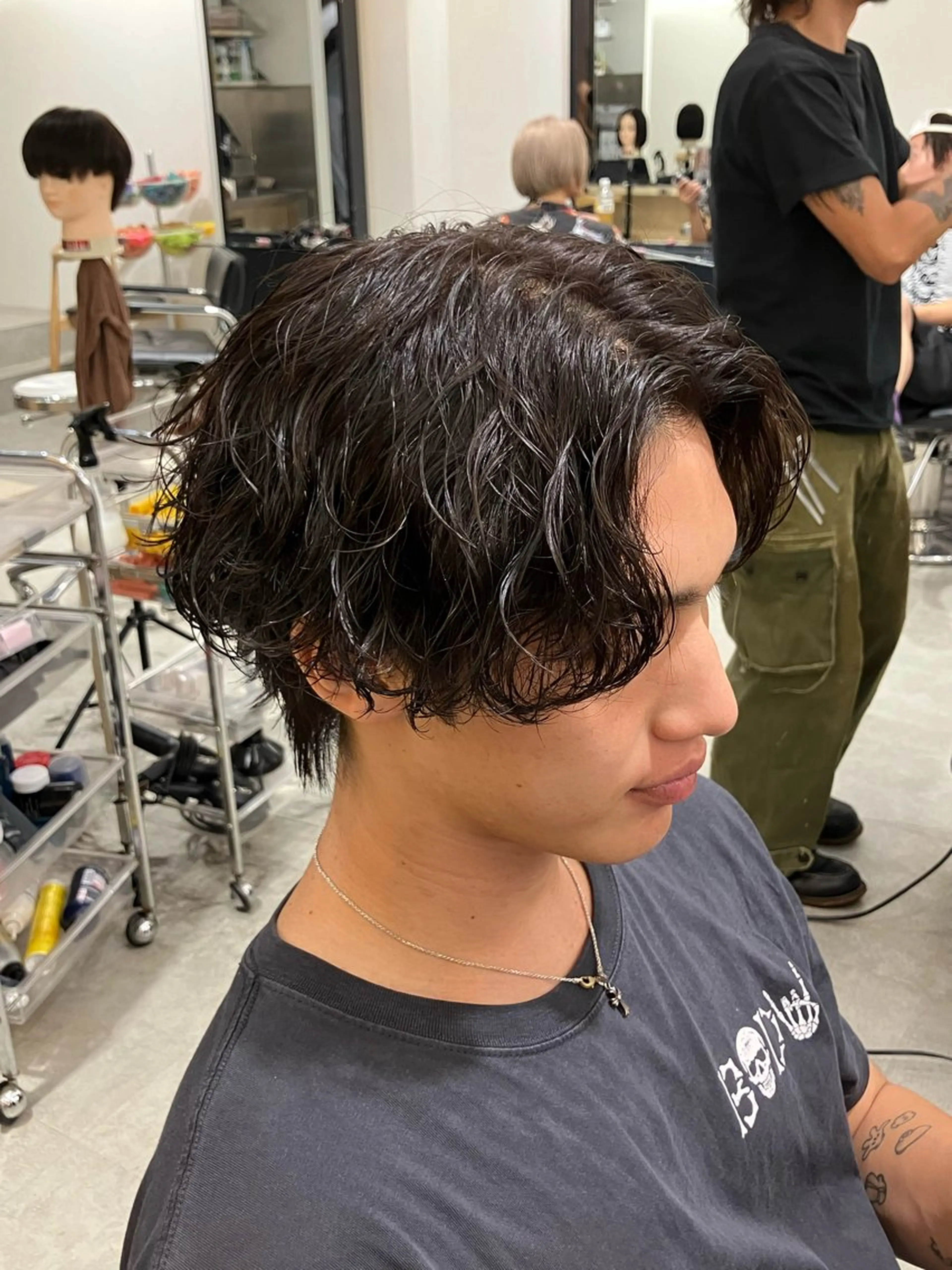 men's   カットパーマ➕カラーの写真