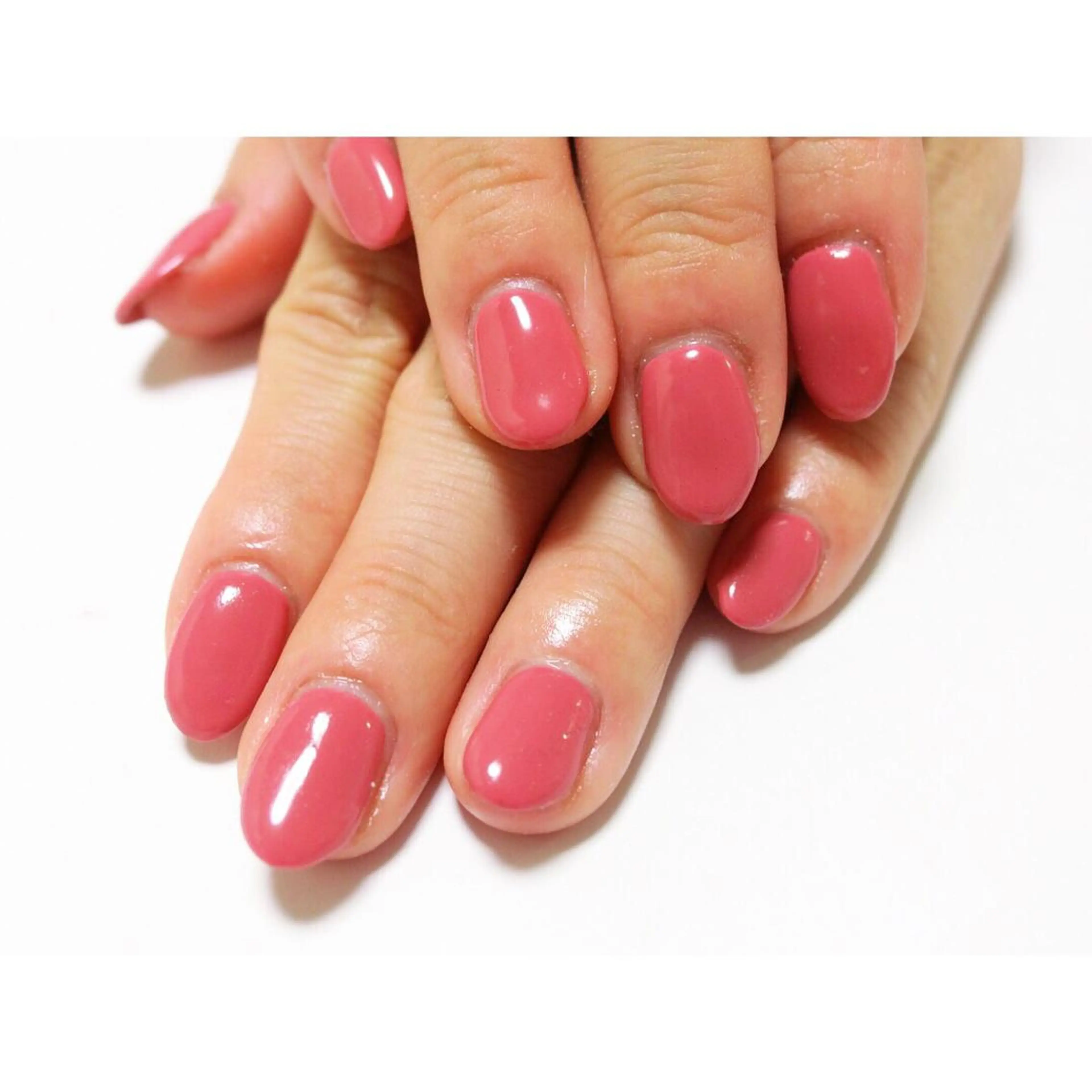 ネイル ワンカラーネイル 痛ネイル/ワンホン/ フィルイン/長さだしのネイルデザイン