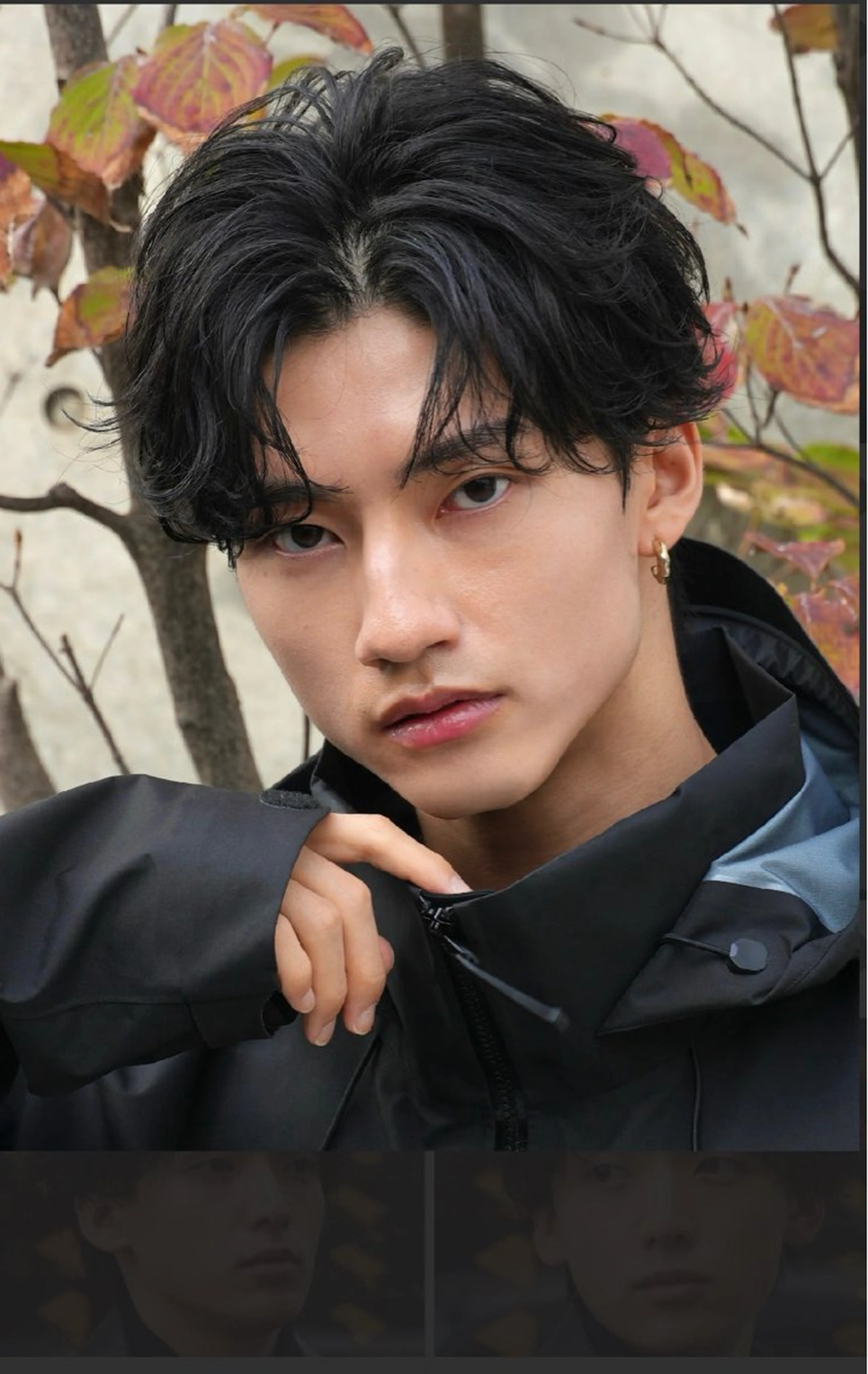 ミディアム カラー パーマ メンズ 夏果⭐︎fifth 天神 海外風パーマのヘアスタイル