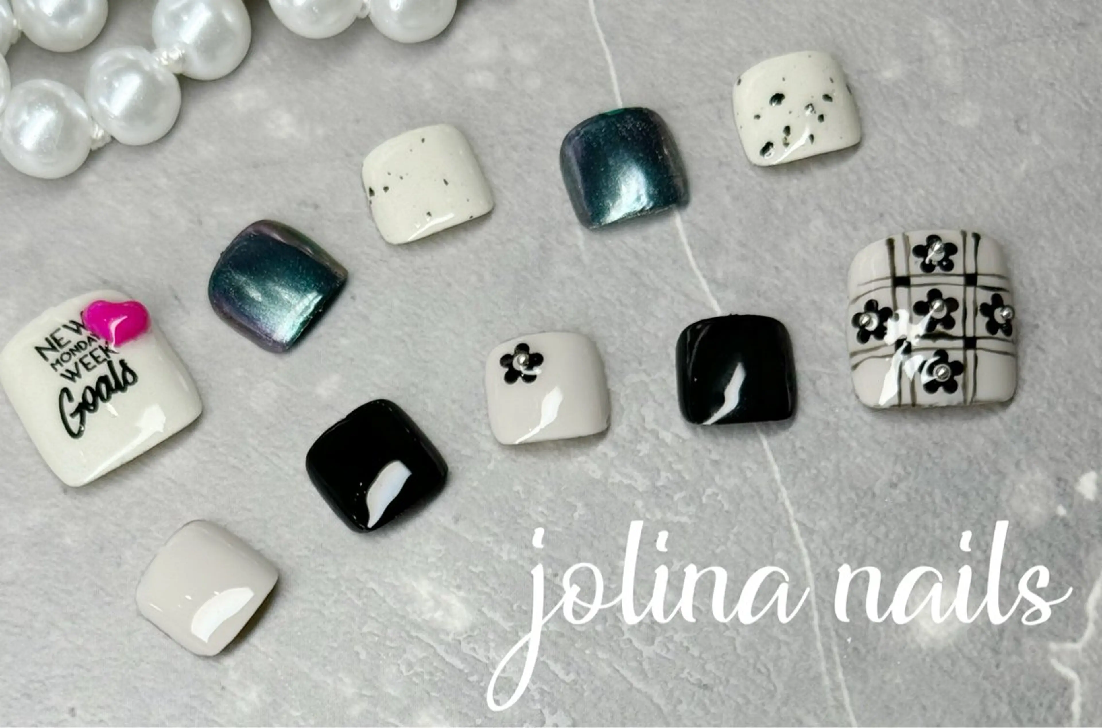 ネイル スカルプネイル ネイルチップ フットネイル jolina nails鶴見店のネイルデザイン