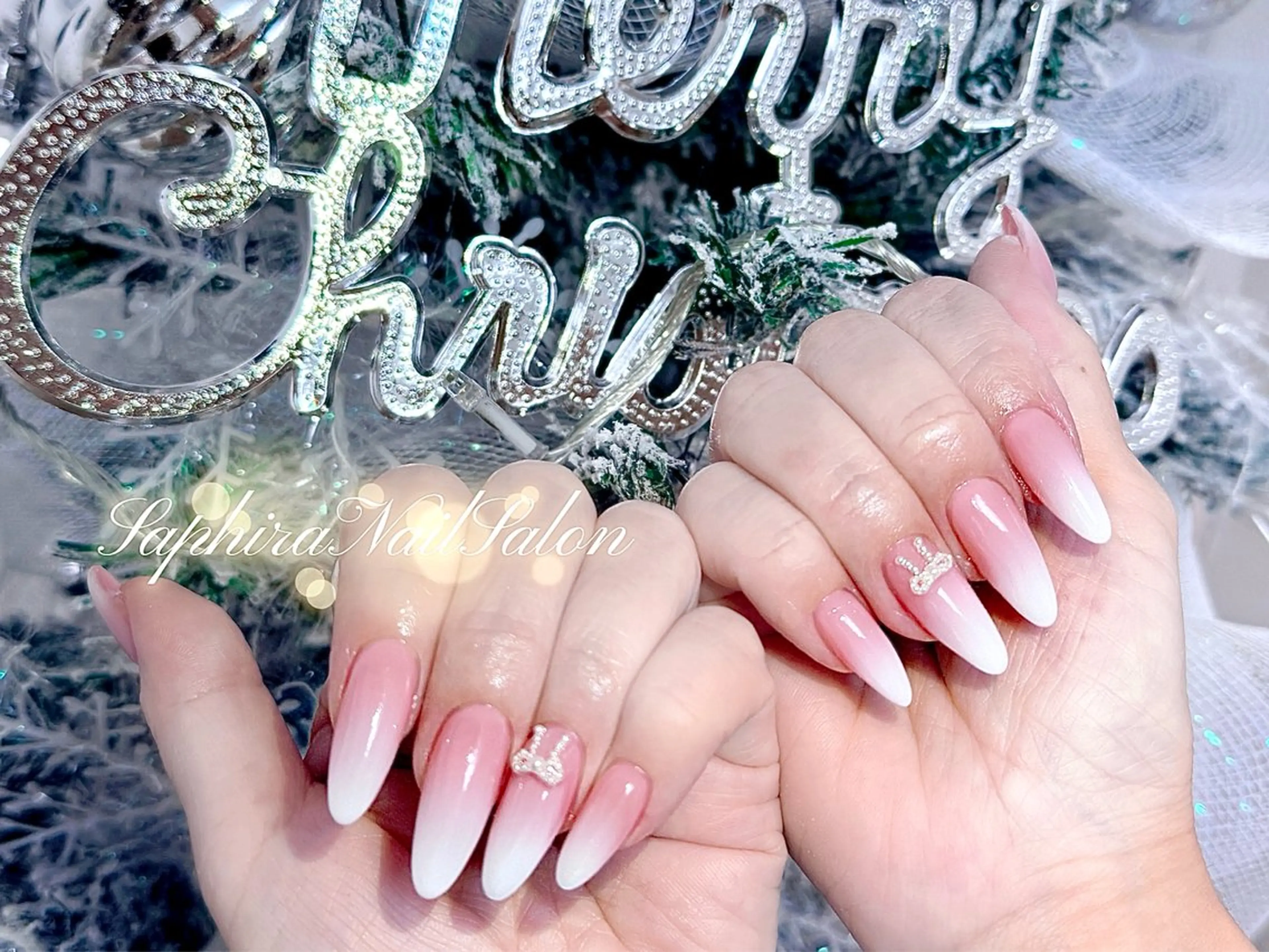 カラー ハンドネイル Saphiraネイル サロン錦糸町のネイルデザイン