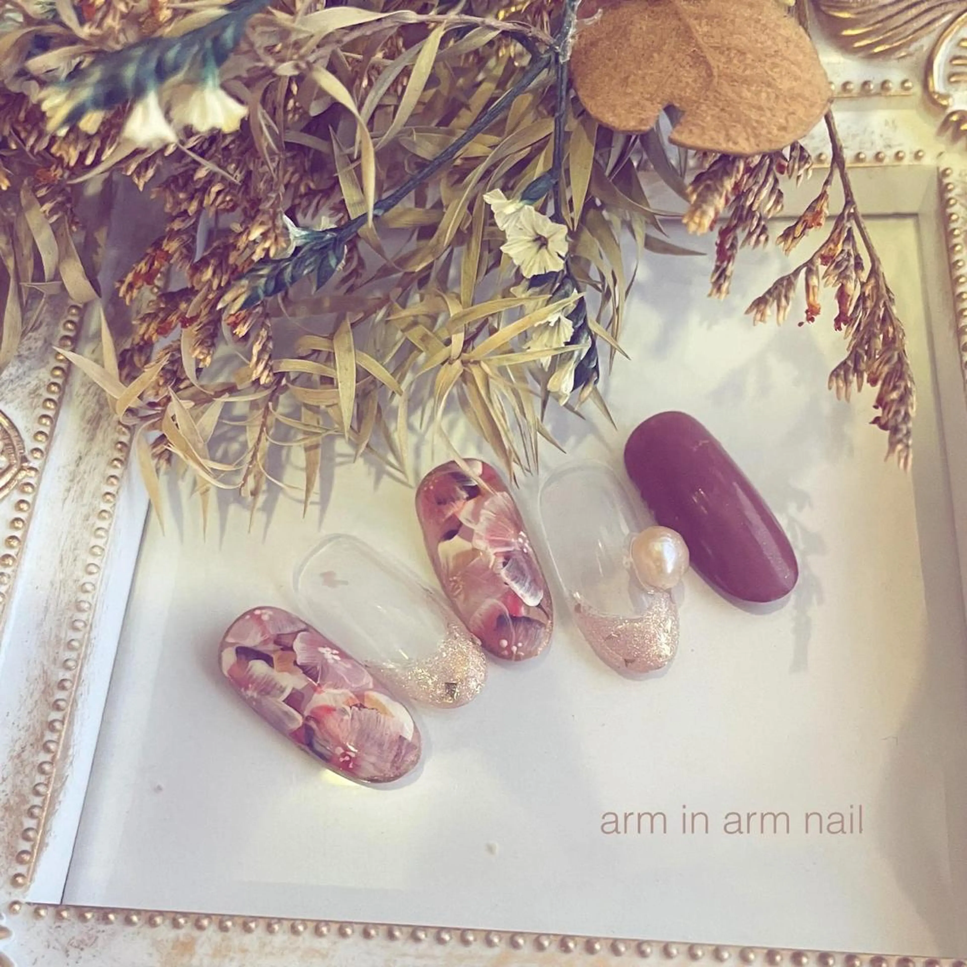 ネイル arm in arm ︎✿Yamamotoのマツエク・マツパデザイン