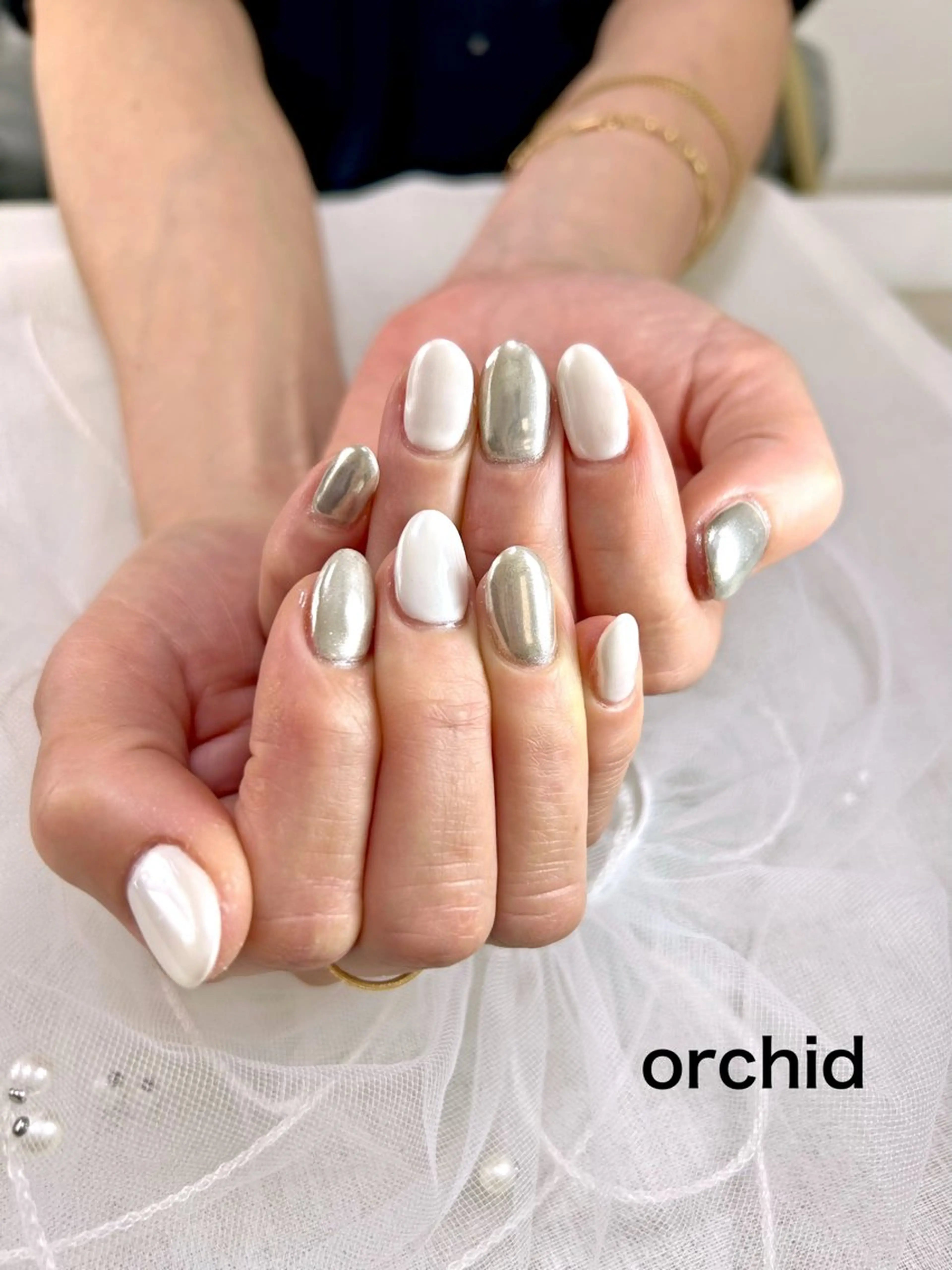 ネイル ハンドネイル orchid ♡オーキッドのネイルデザイン