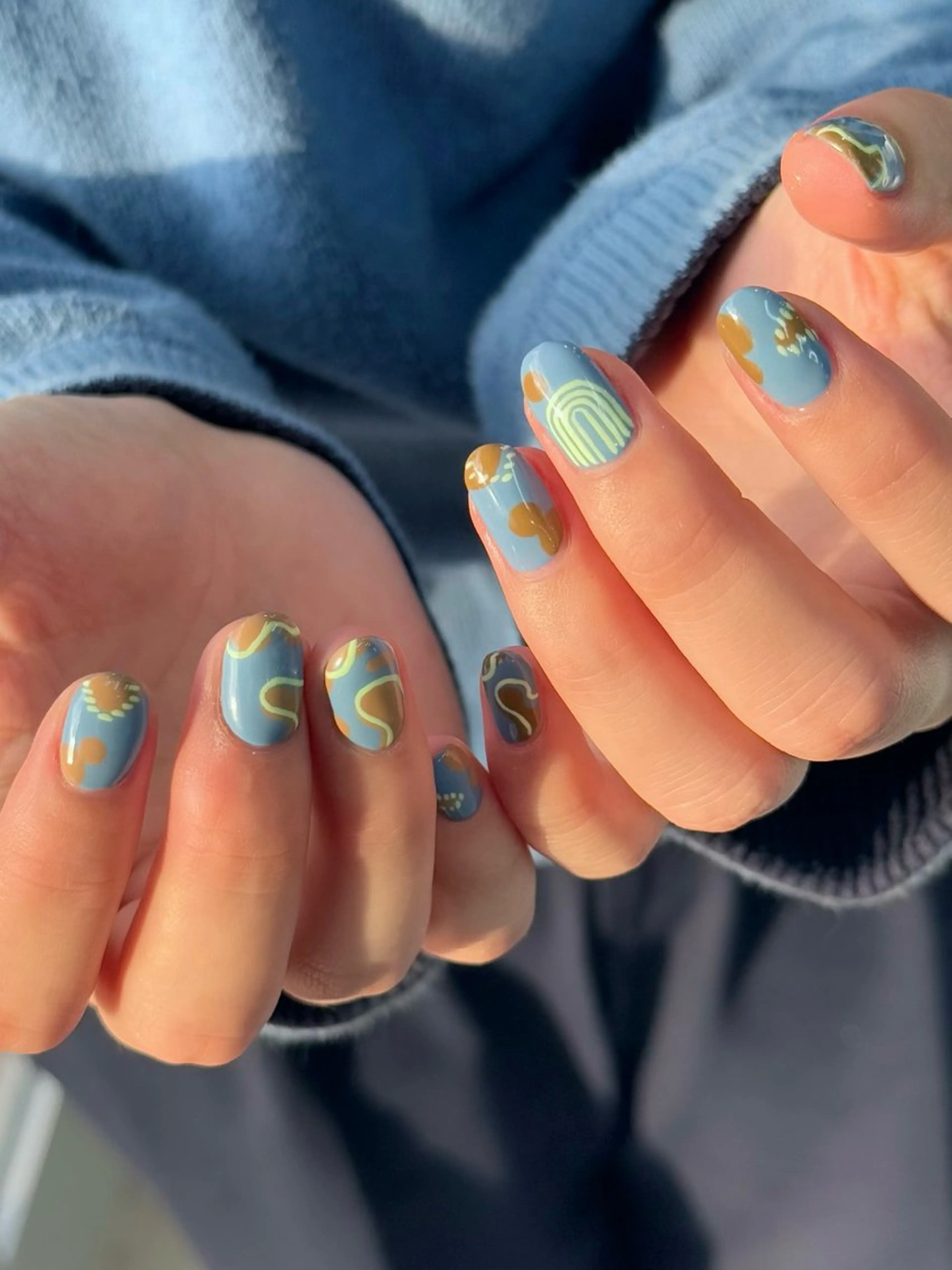 ネイル アートネイル シンプルネイル MISATO ネイリスト福岡/薬院のネイルデザイン