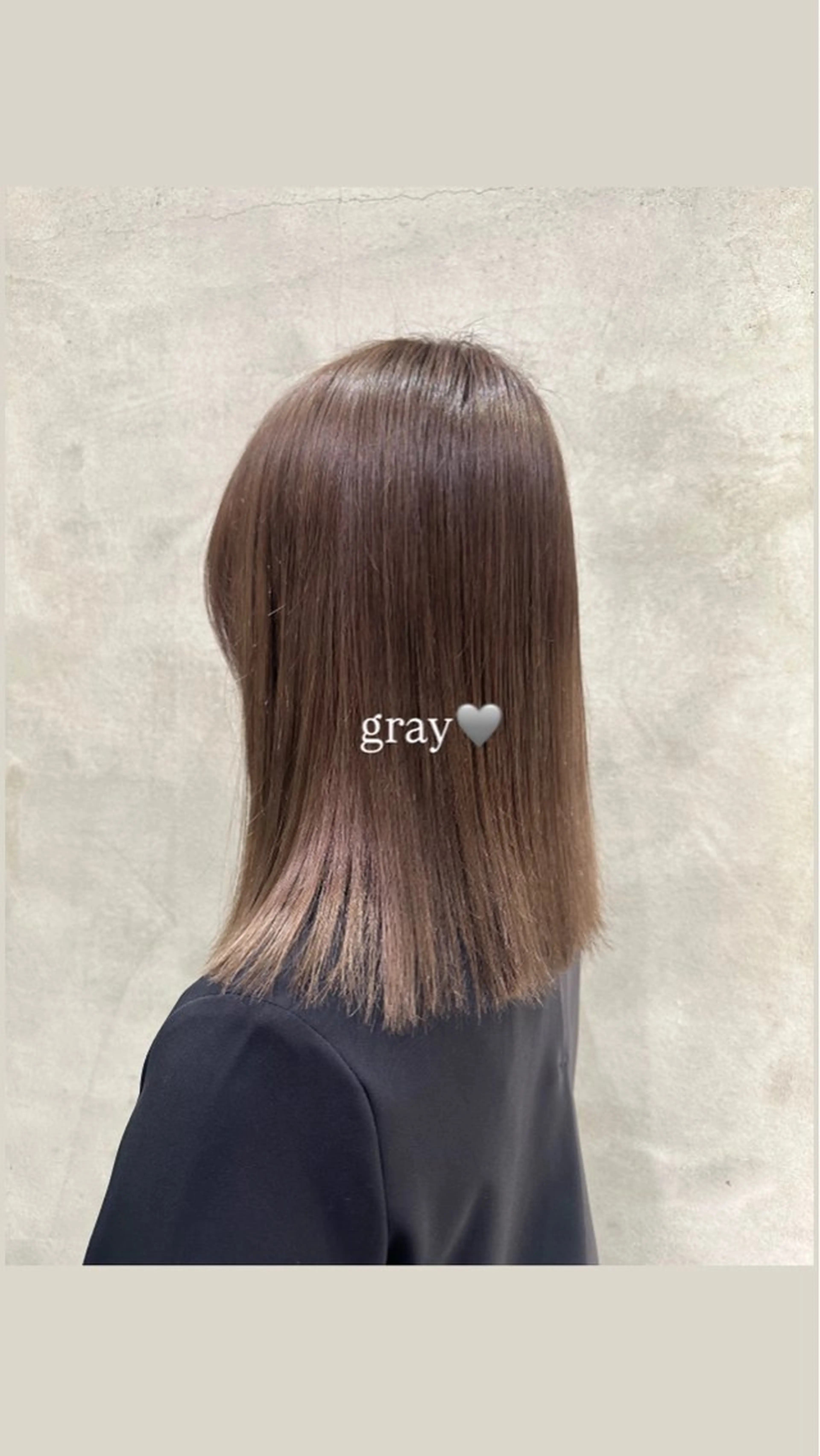 ミディアム ヘアカラー 【lond】🩶 Marinのヘアスタイル