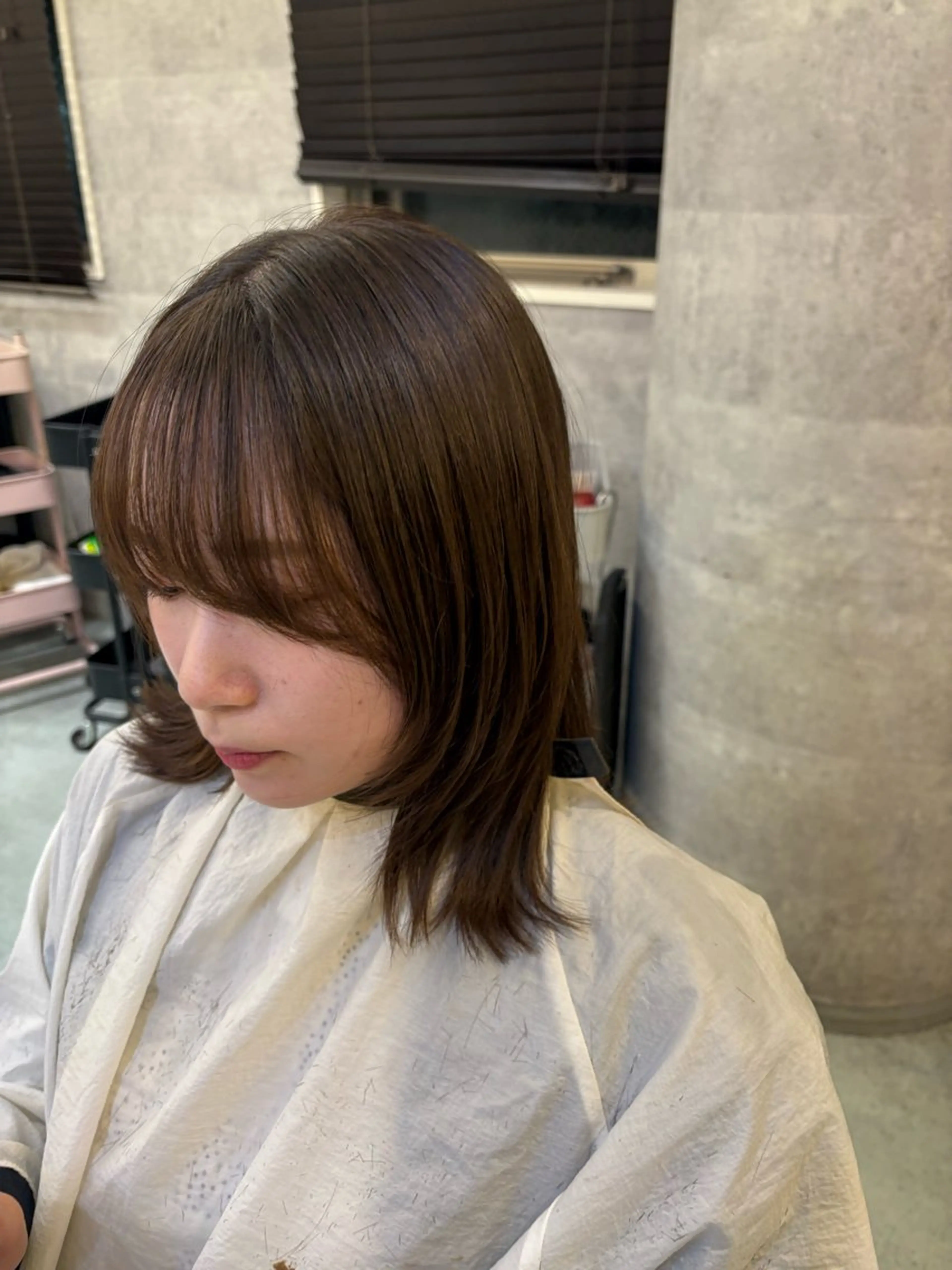 ミディアム ミディアムレイヤー ハイレイヤー レイヤーカット ウルフカット ケアブリーチ🌟 ♢WATARU♢のヘアスタイル