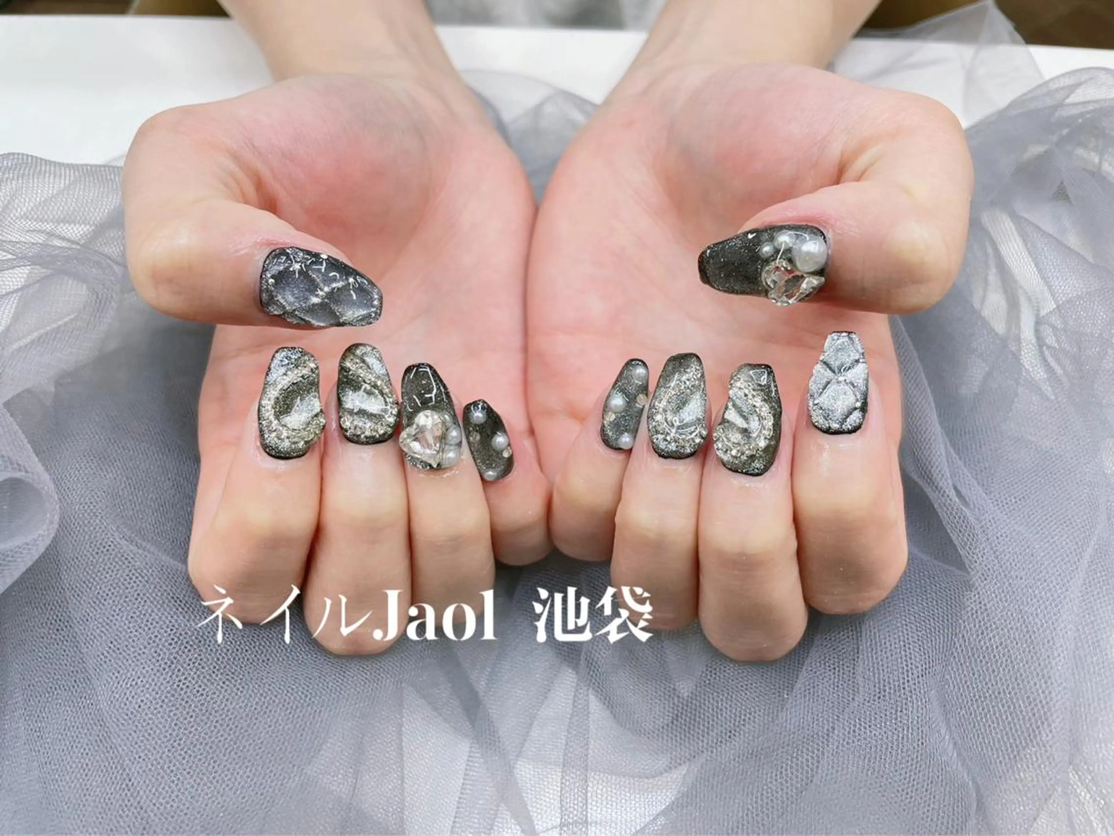 ミディアム nail jaol池袋店所属・ネイルJaol 池袋のネイルデザイン