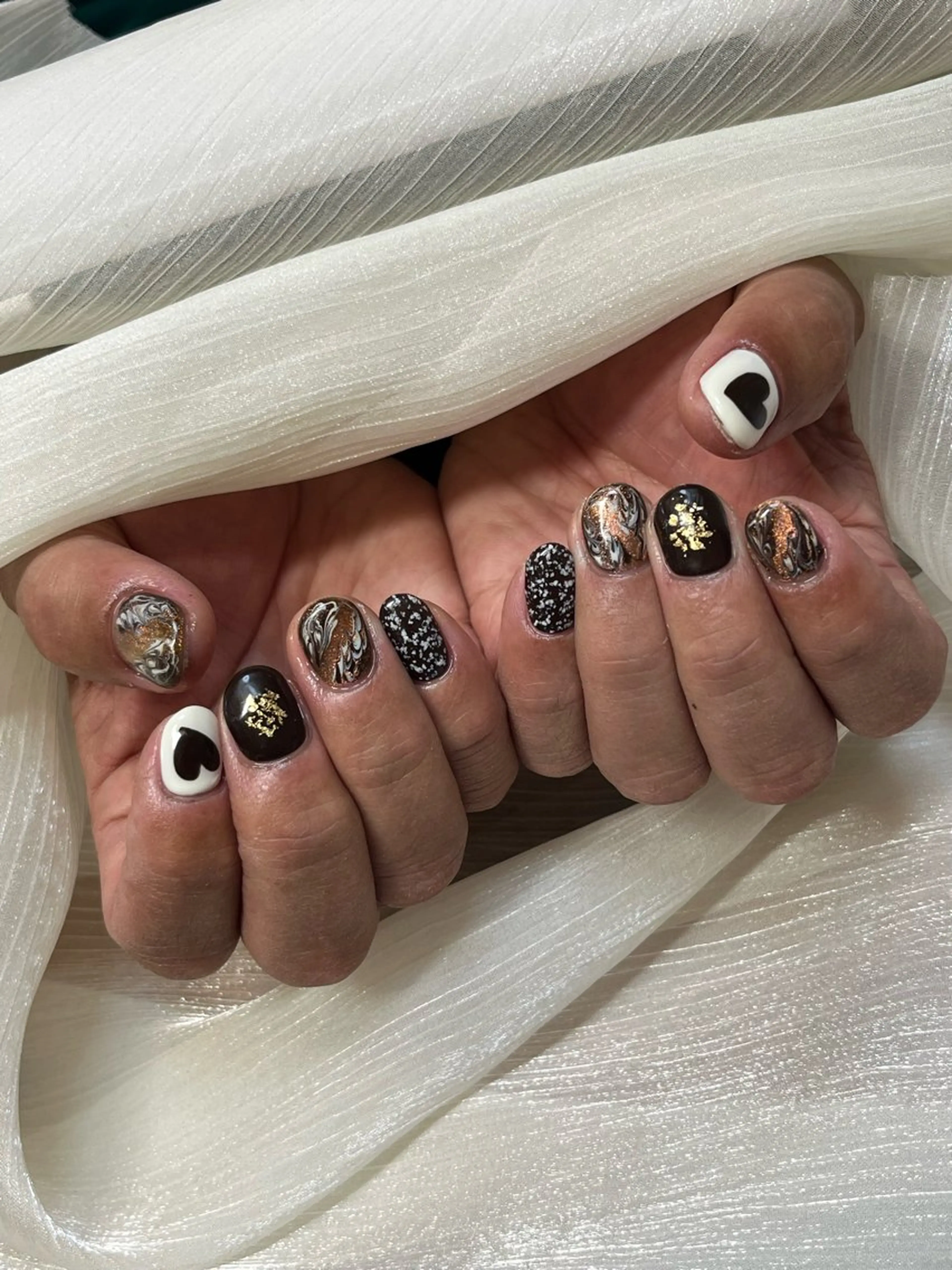 ネイル メンズネイル ハンドネイル まり りぃ〜んのネイルデザイン