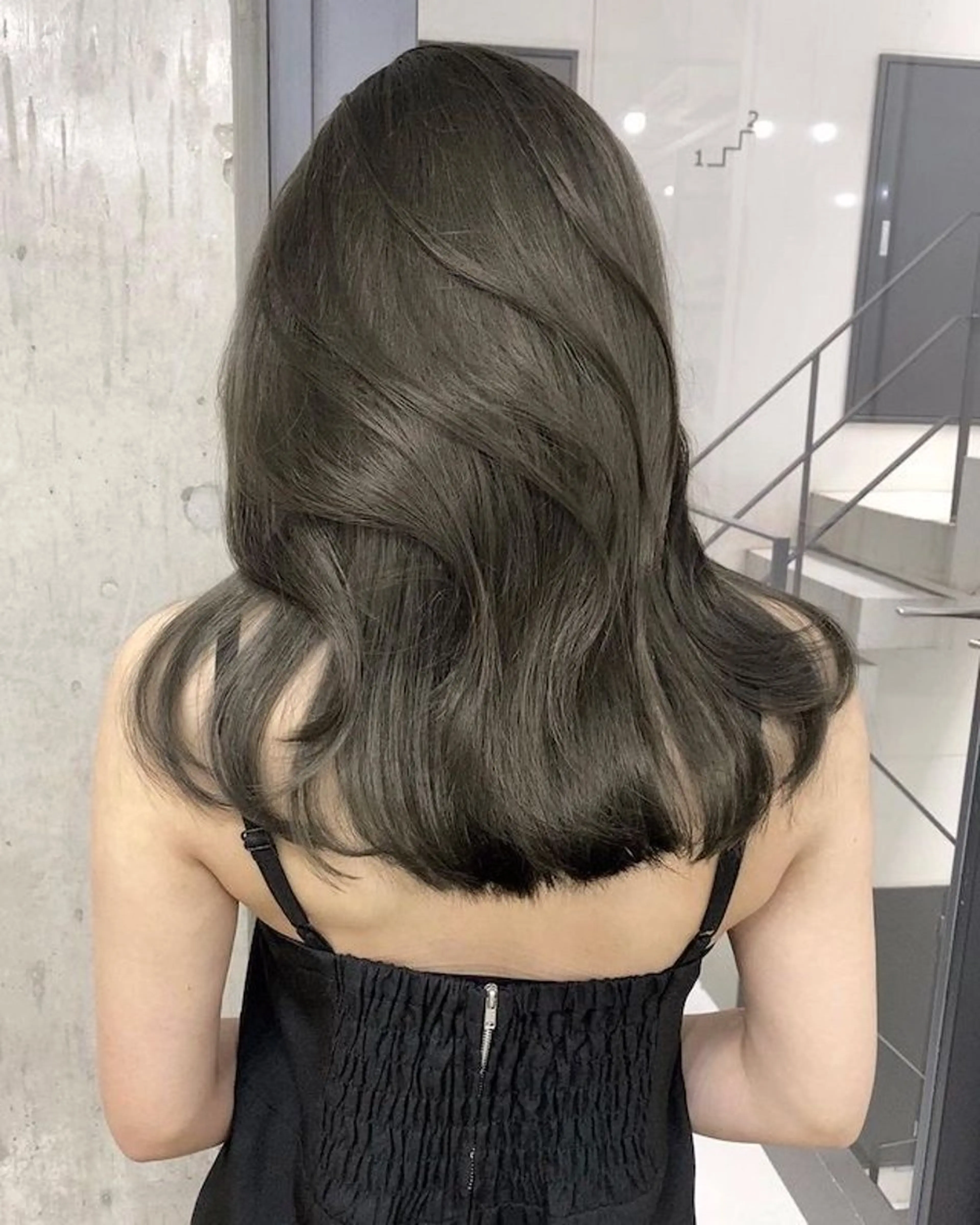 カラー ブリーチ ブリーチなしカラー Noa/ハッシュ カット💖ハイトーンのヘアスタイル