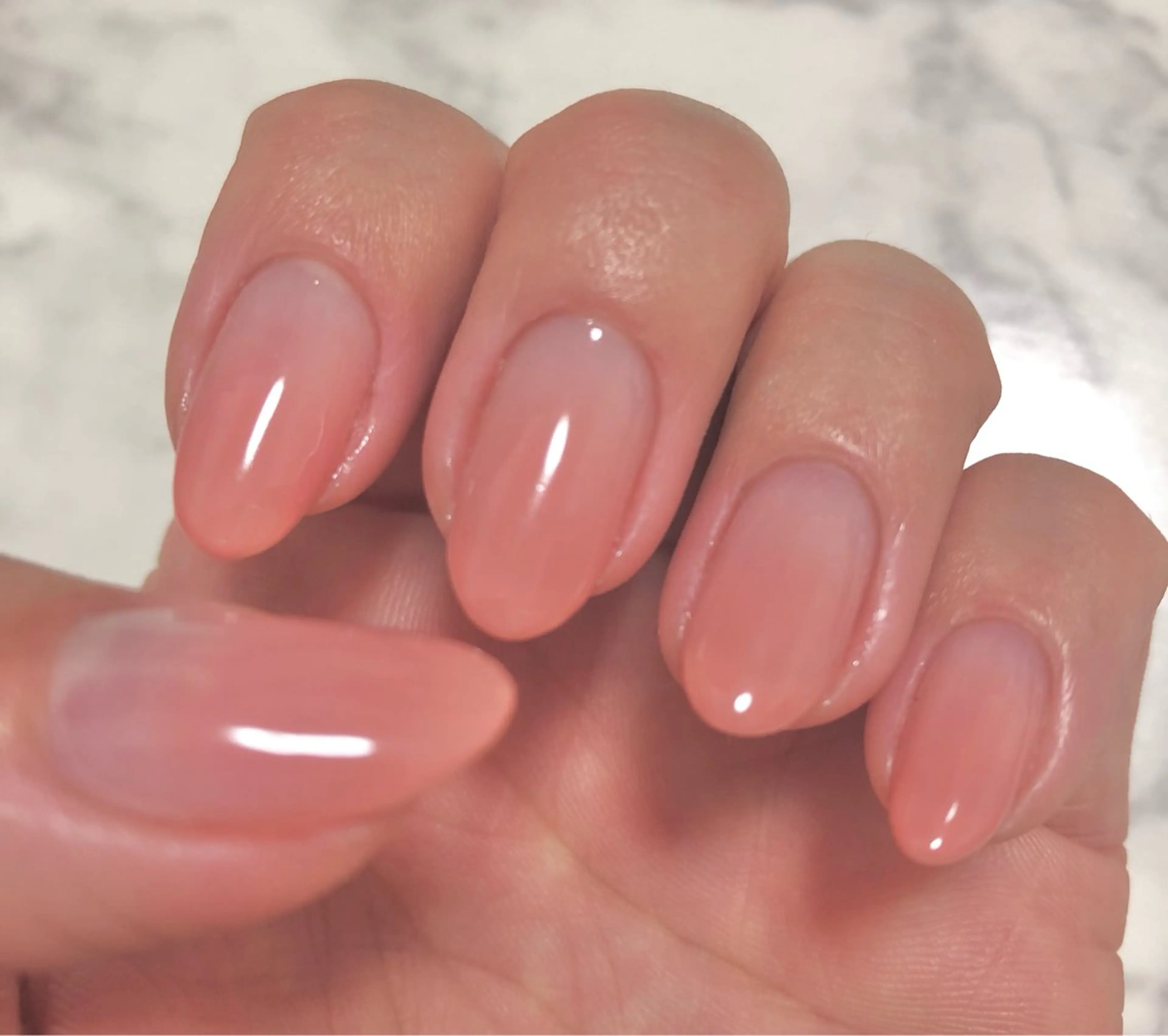 ネイル ハンドネイル 自爪育成ネイルケア Lena  nailのネイルデザイン