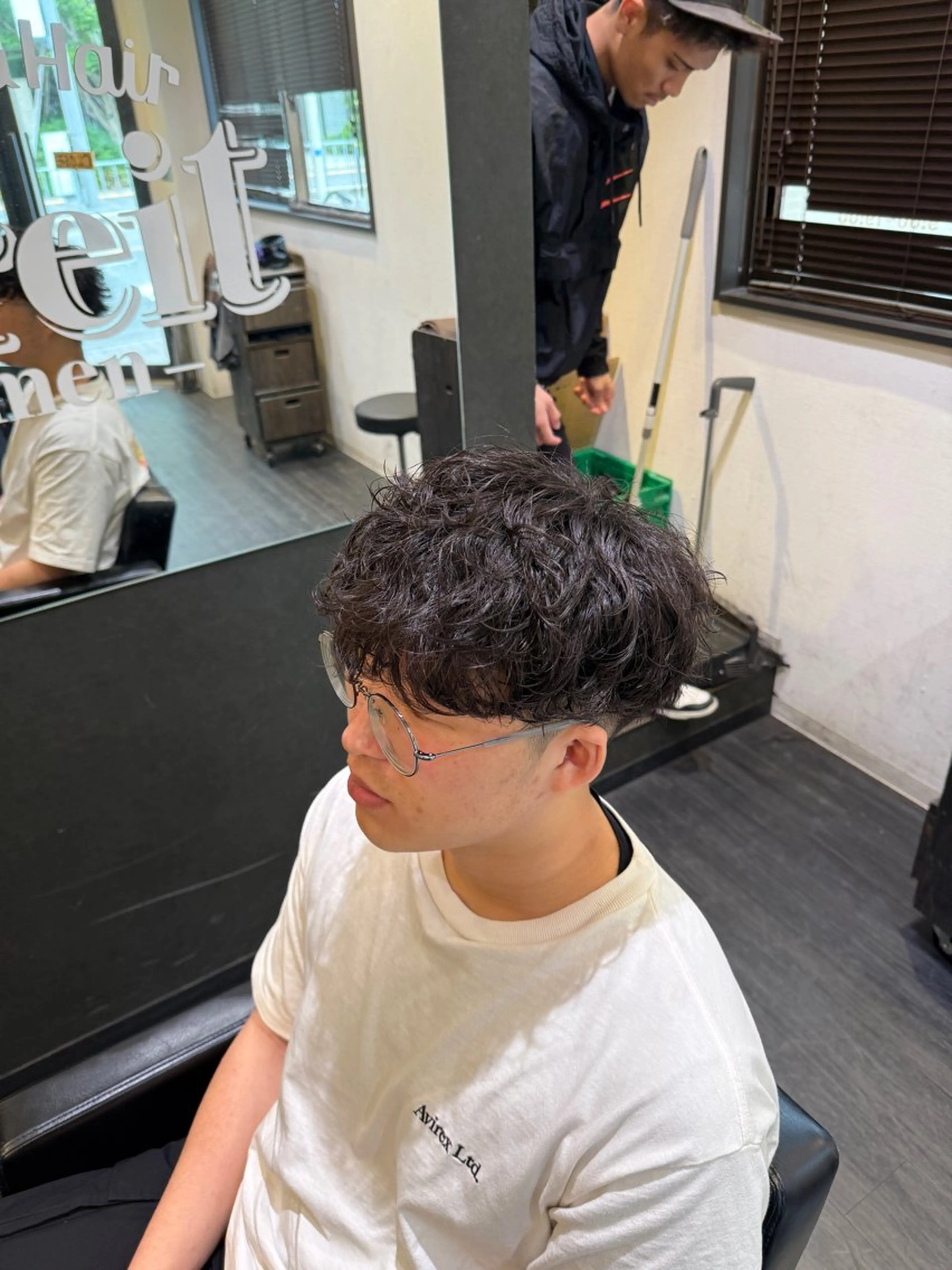 パーマ メンズ メンズパーマ 大谷 洸生のヘアスタイル