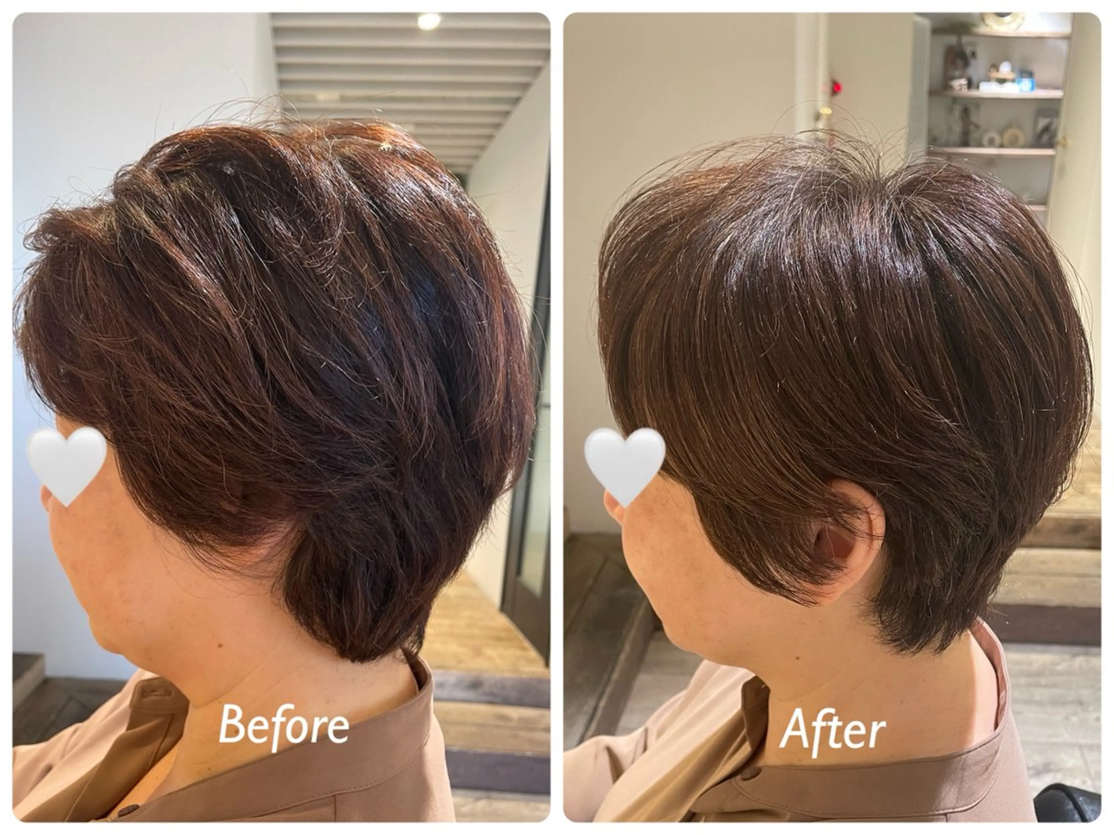 ショート ふくだももこ🍑 すっきりショートのヘアスタイル