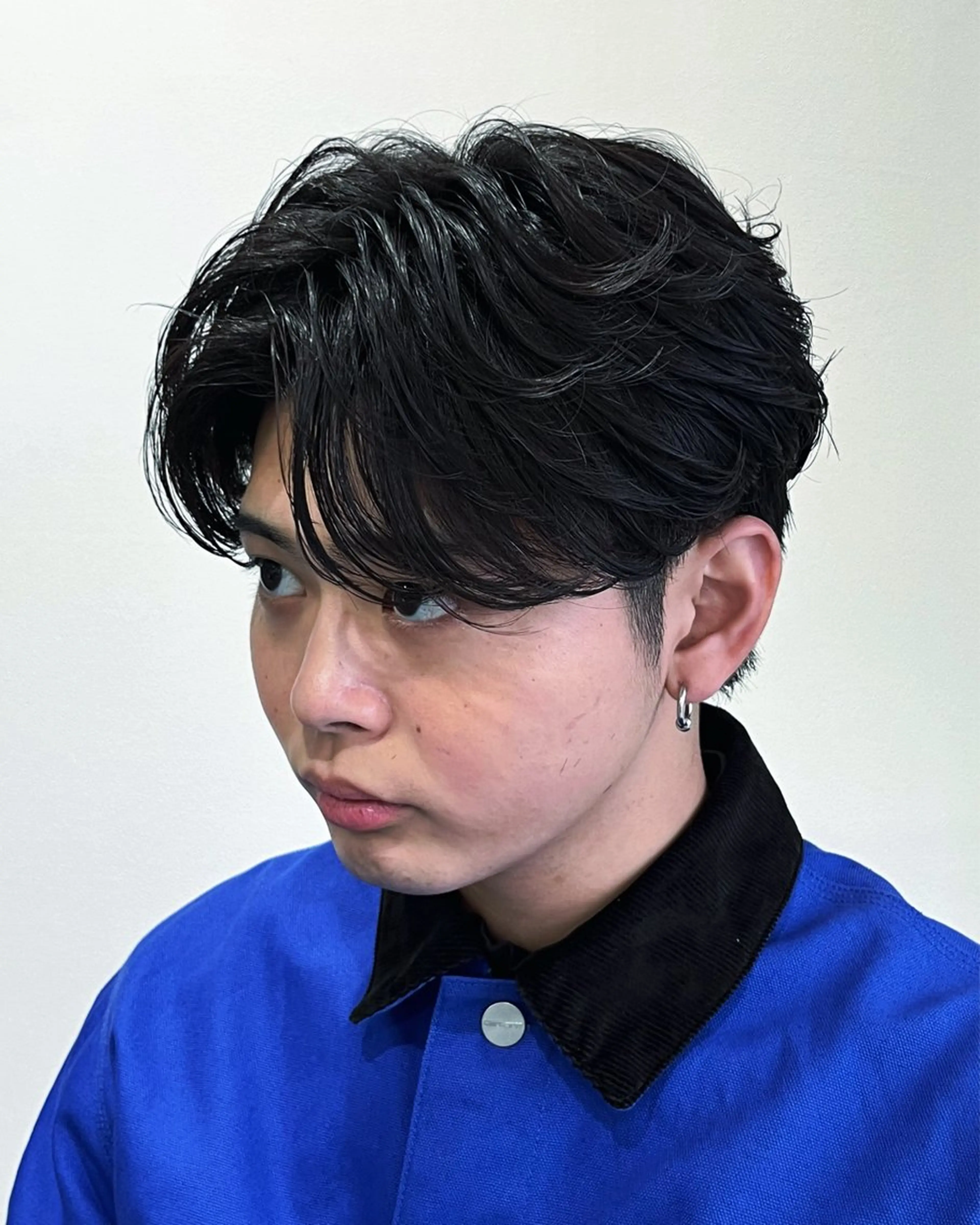 パーマ メンズ カット パーマ NEXT for hair所属・【ロングモデル募集】 宮本祥汰🐺のヘアスタイル