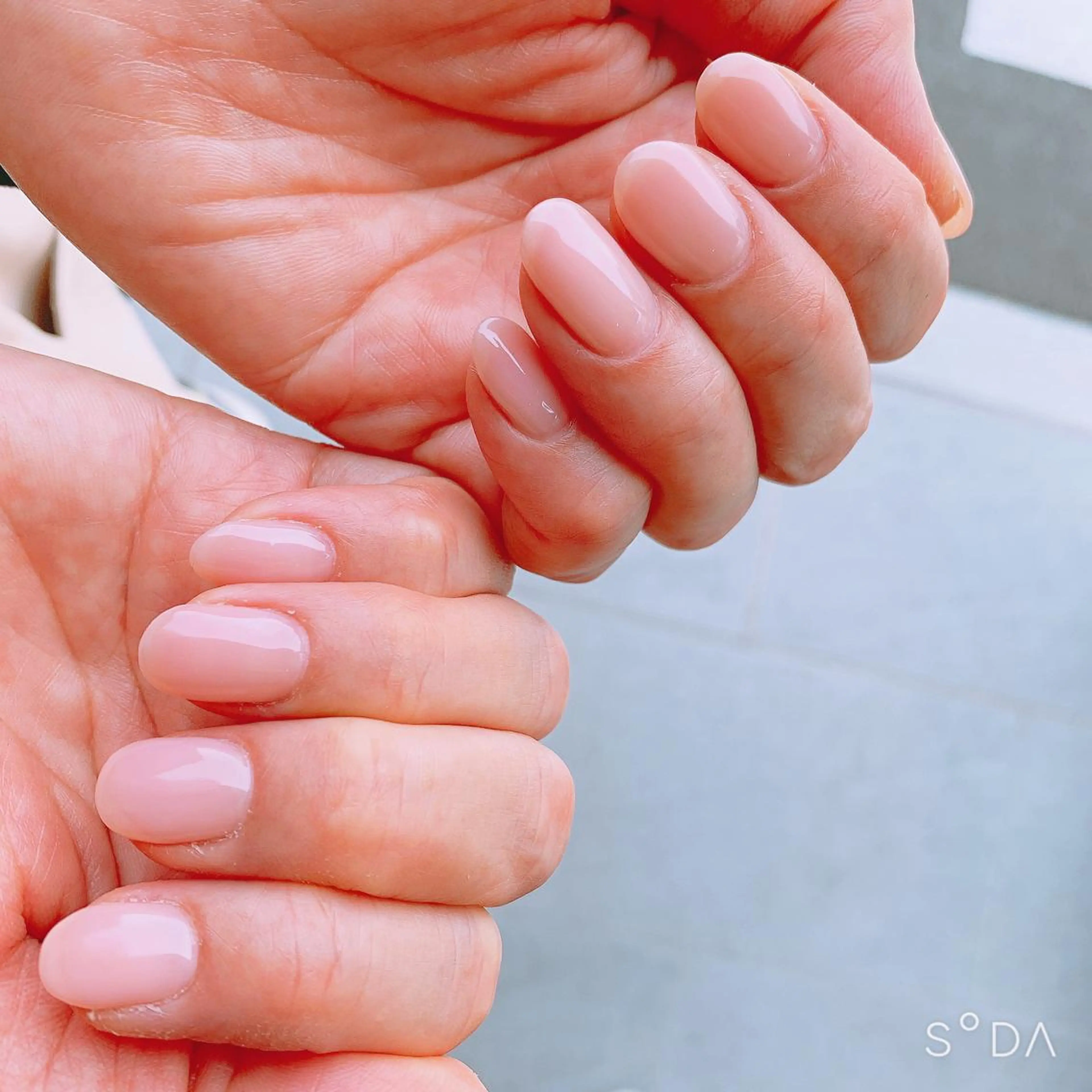 ネイル ピンク シンプルネイル Rena colore'のネイルデザイン